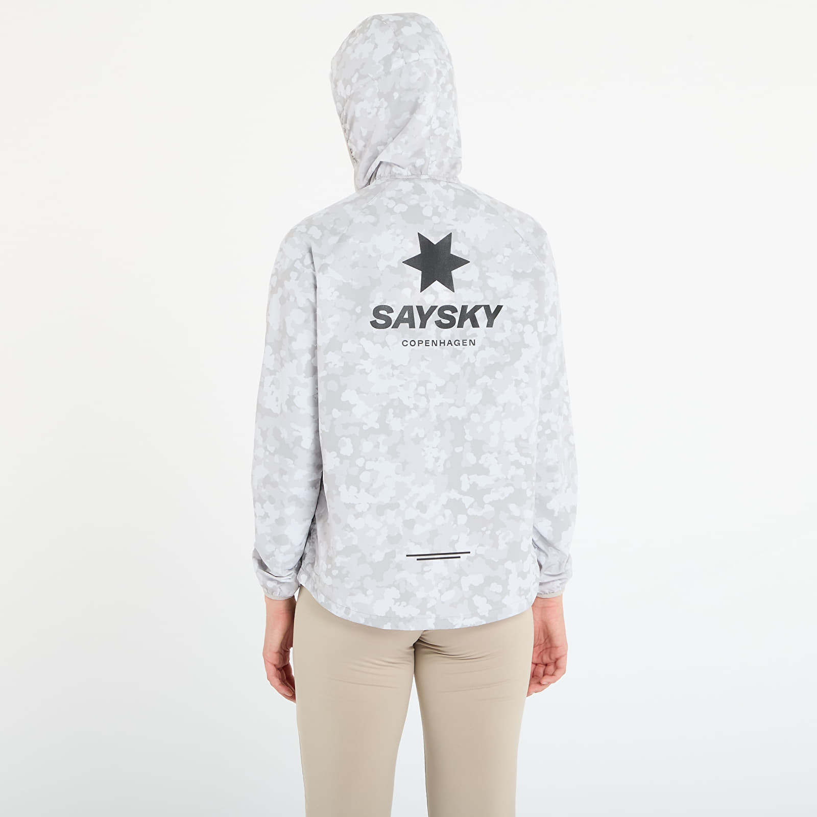 Jakne  SAYSKY W Camo Pace Jacket Sand AOP
