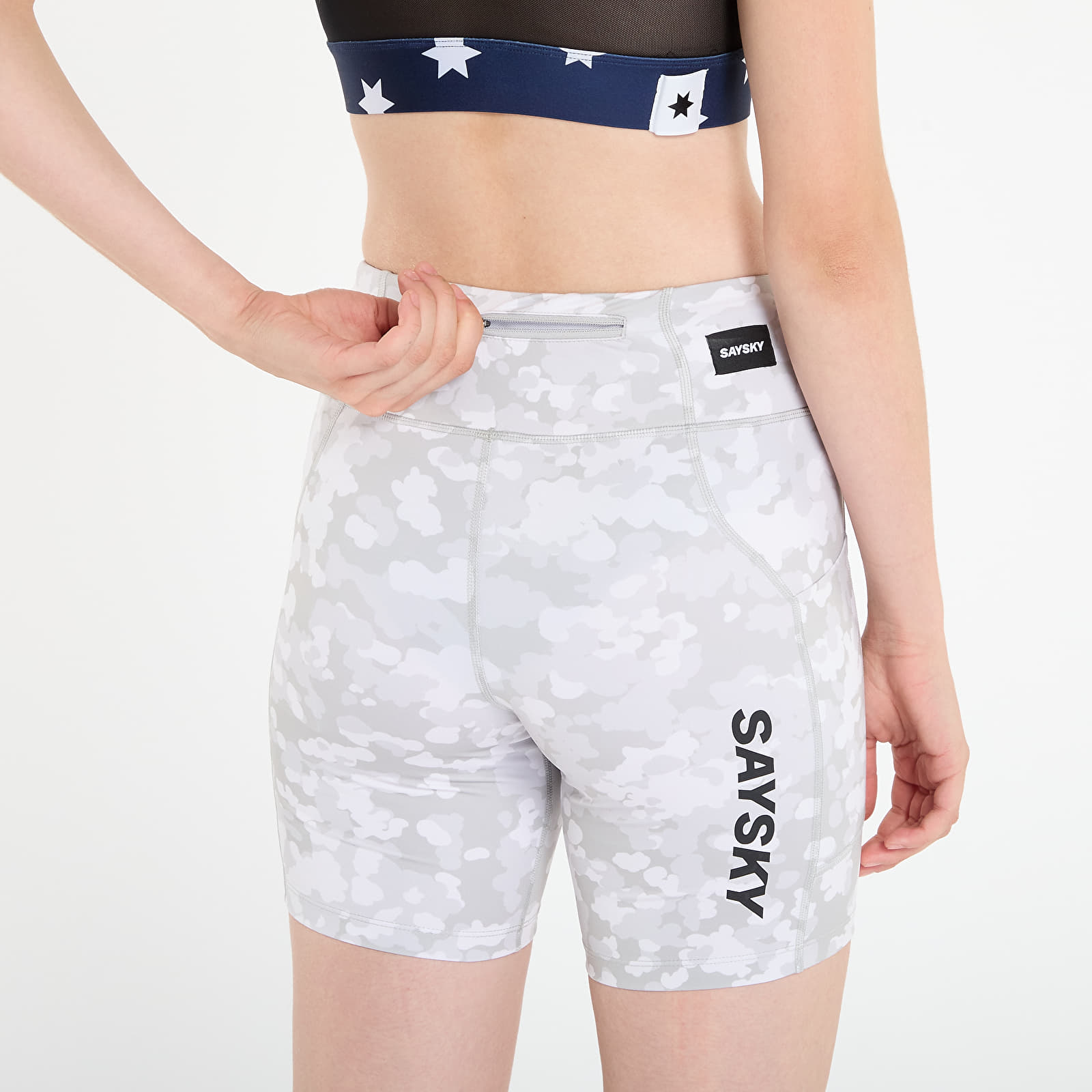 Shortsit SAYSKY W Camo Combat+ Short Tights 7" Sand AOP