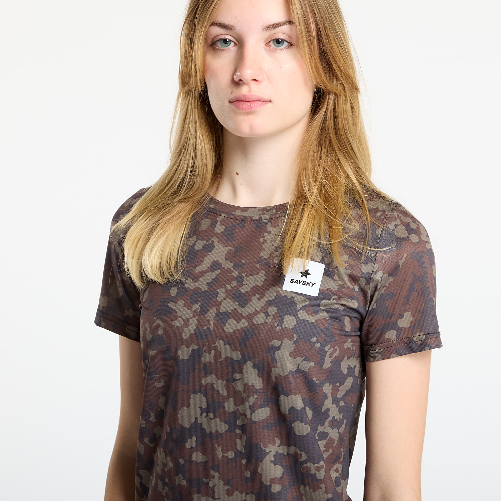 T-paidat SAYSKY W Camo Combat T-Shirt Brown AOP