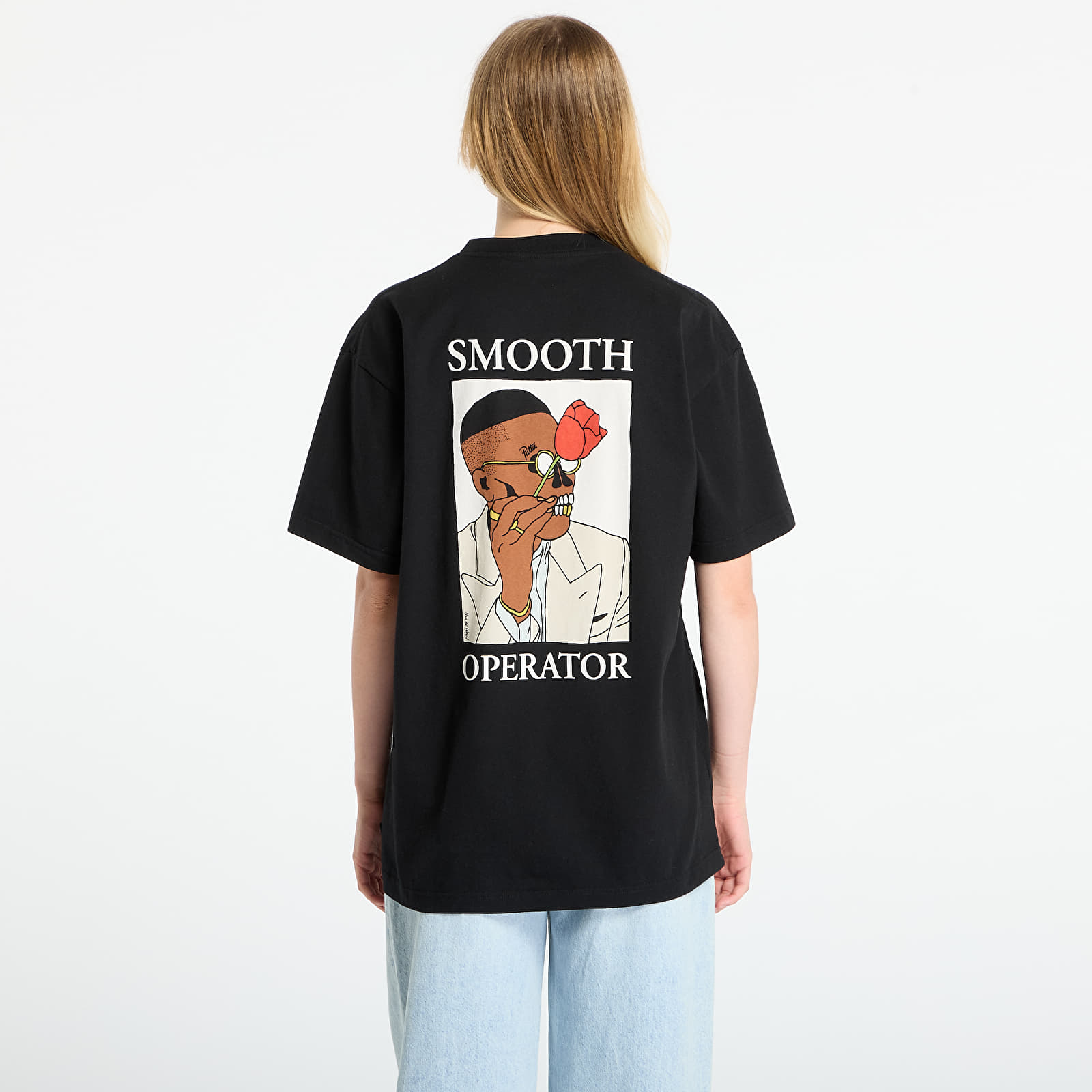 Majice T-shirt Patta Smooth Operator T-Shirt UNISEX Black