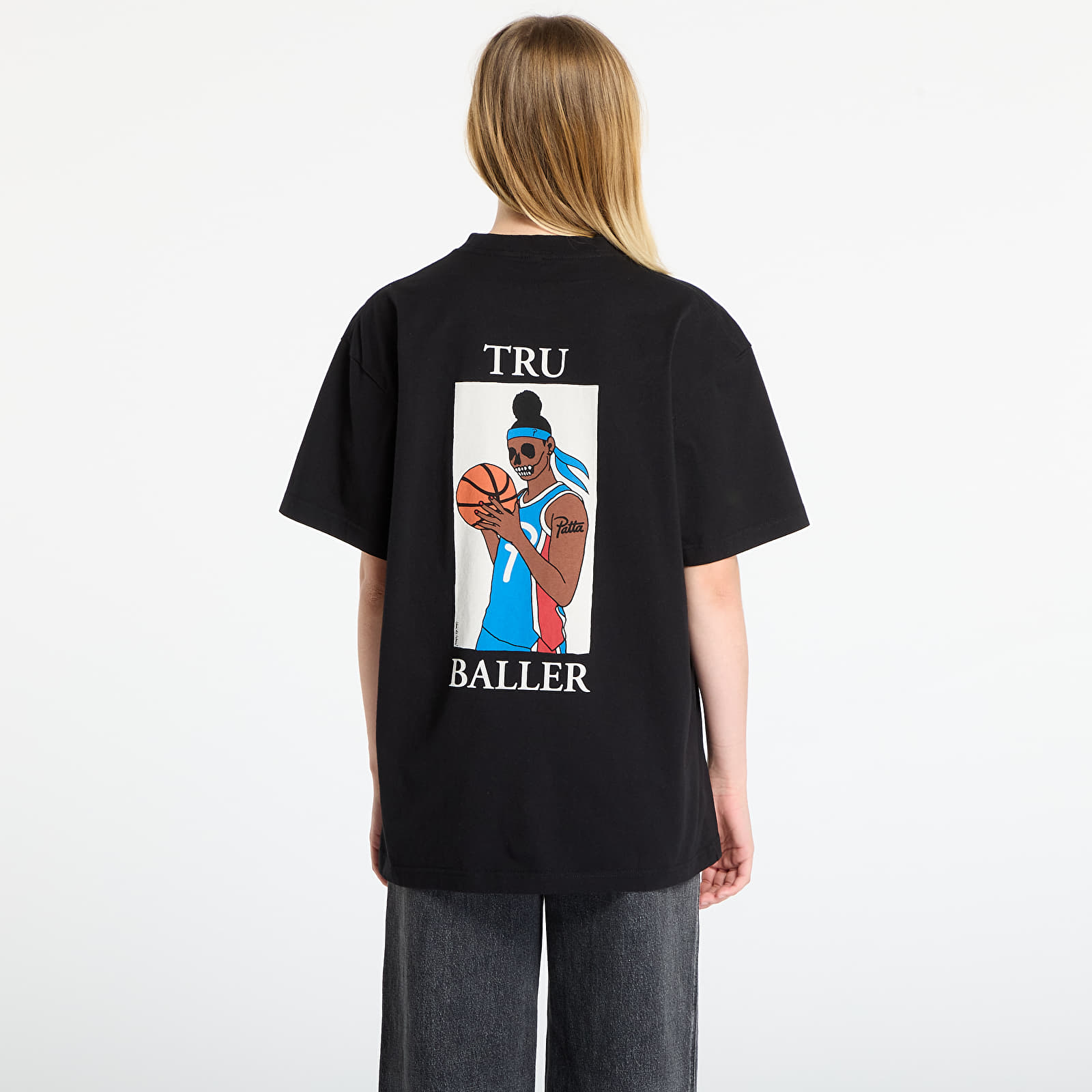 Majice T-shirt Patta Tru Baller T-Shirt UNISEX Black