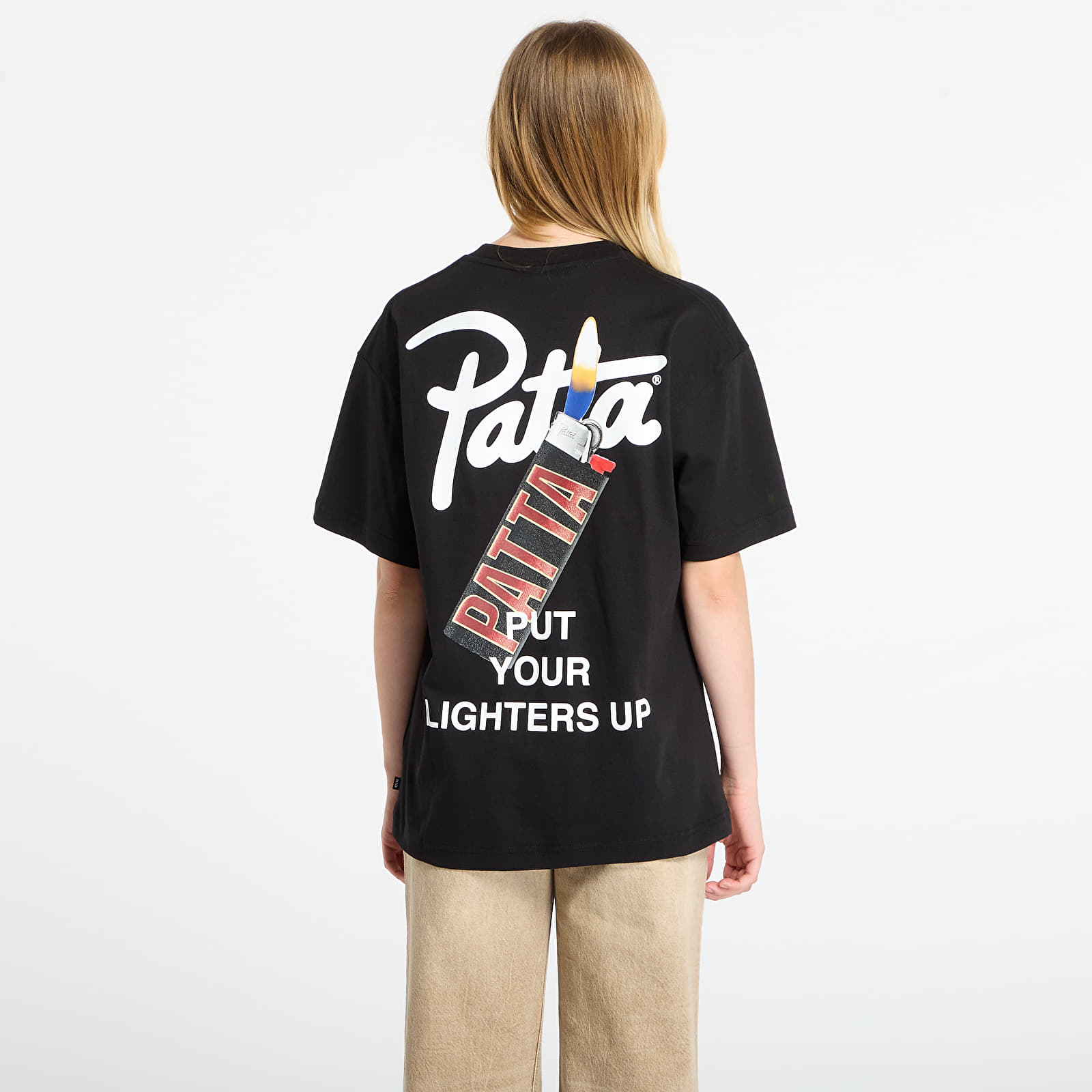 Majice T-shirt Patta Lighters T-Shirt UNISEX Black