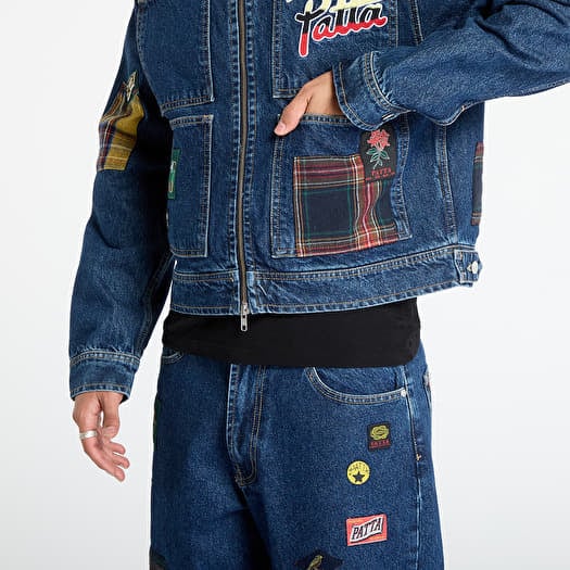 Jackets Patta Whole Lotta Labels Denim Jacket UNISEX Blue Denim
