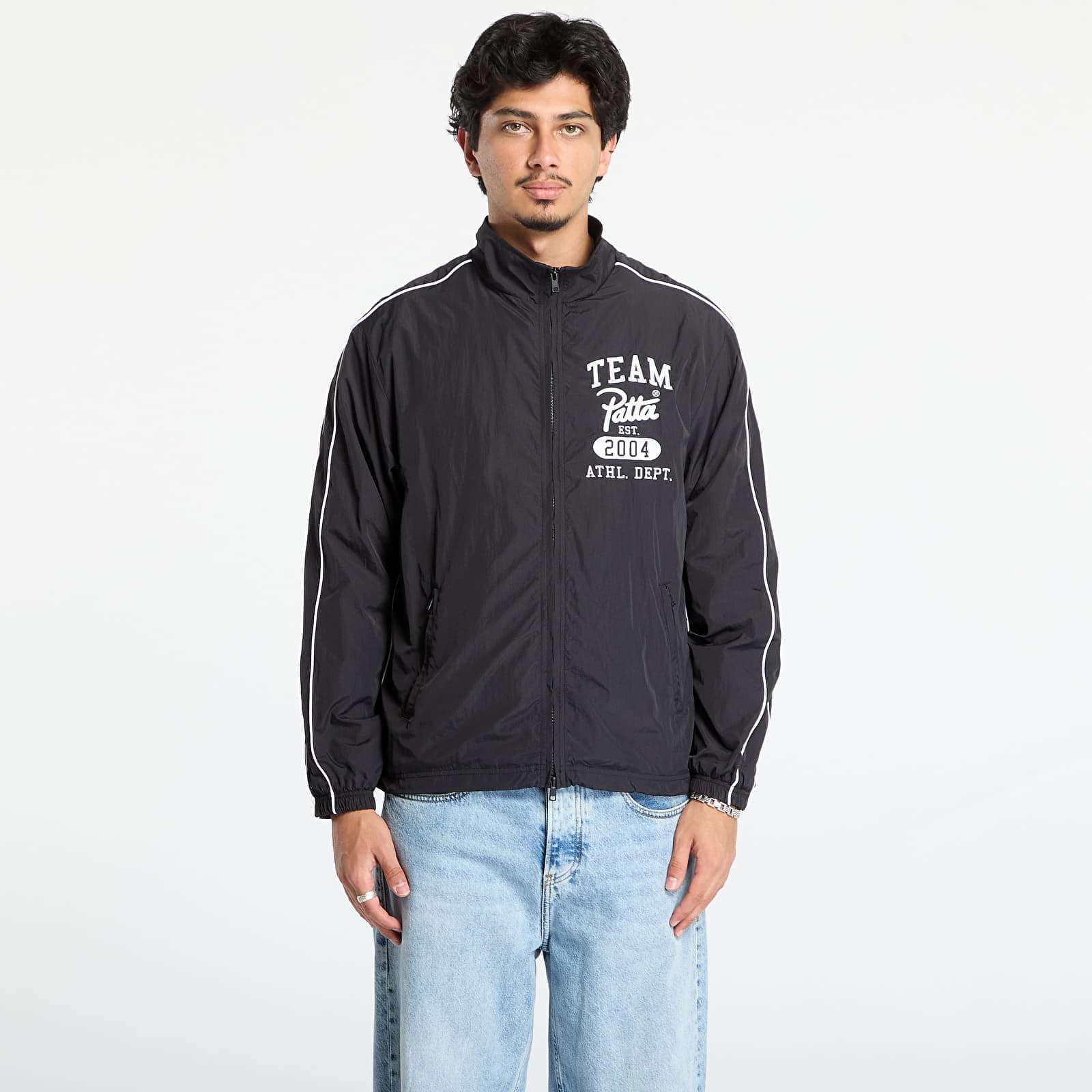 Jachetă Patta Athletic Nylon Track Jacket UNISEX Black XS