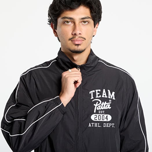 Jackets Patta Athletic Nylon Track Jacket UNISEX Black (POC-AW25
