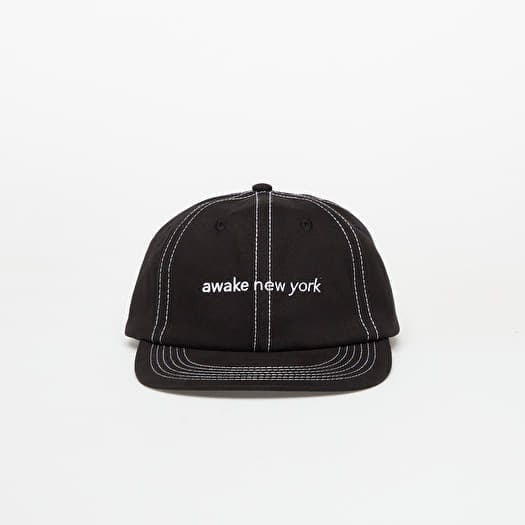 Kšiltovka Awake NY Awake Ny Contrast Stitch 6 Panel Hat Black
