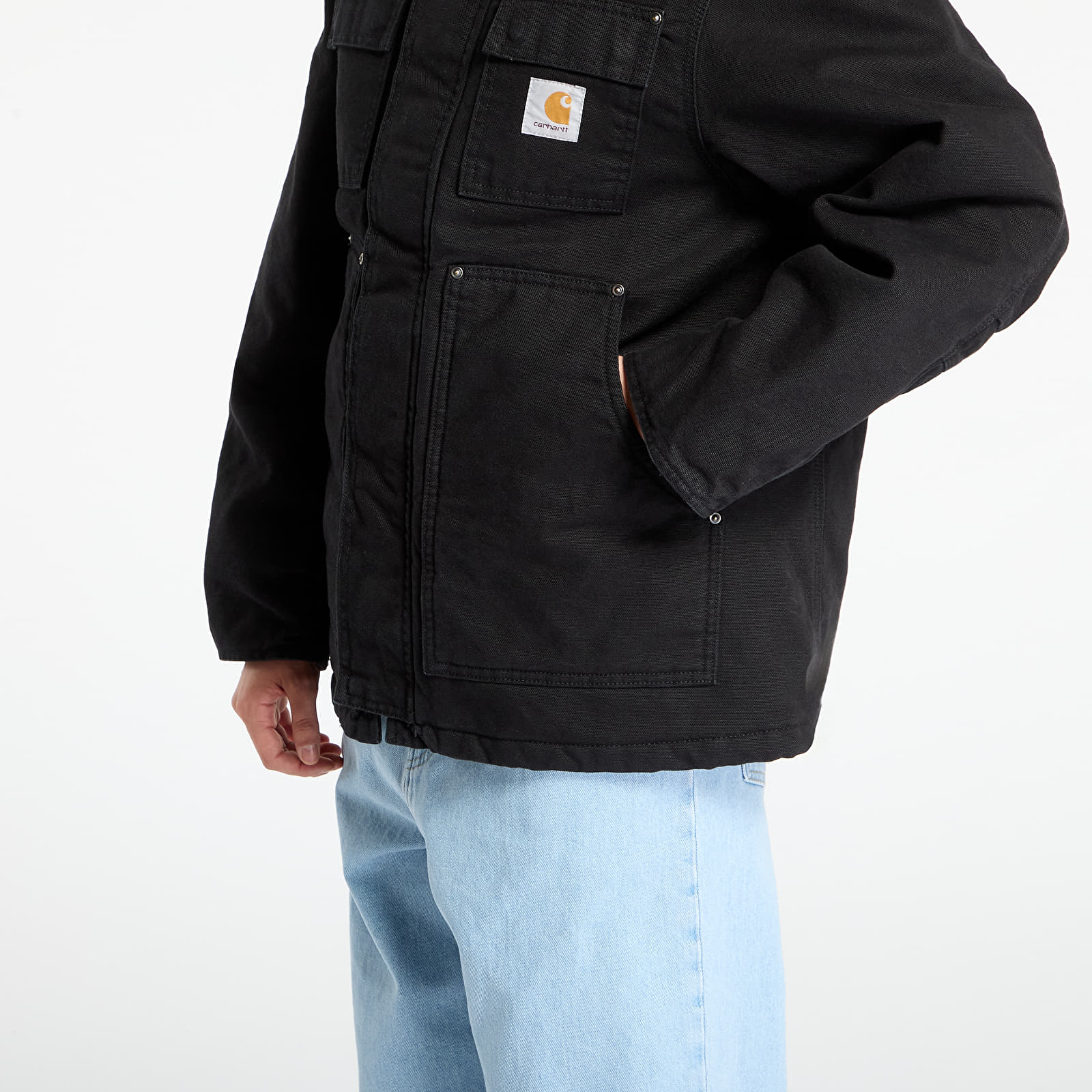 Takit Carhartt WIP Ambel Coat UNISEX  Black/ Black Stone Washed