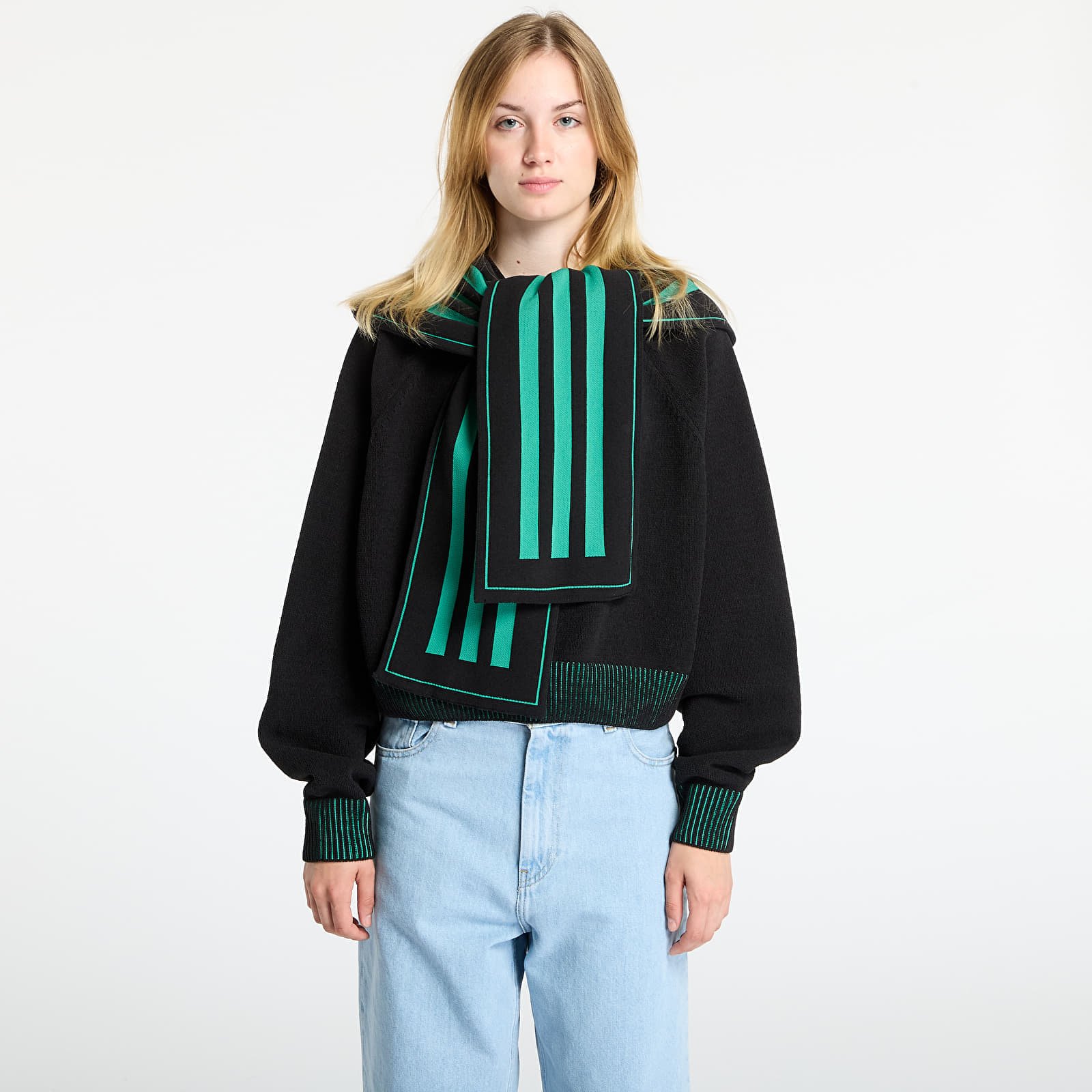 Sweatshirt adidas Scarf Hoodie Black XL