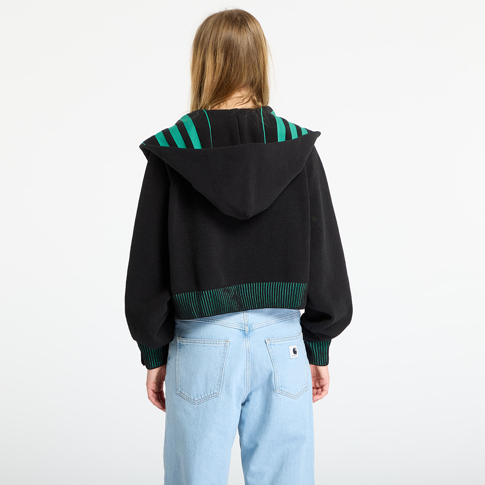 Ženske dukserice adidas Scarf Hoodie Black