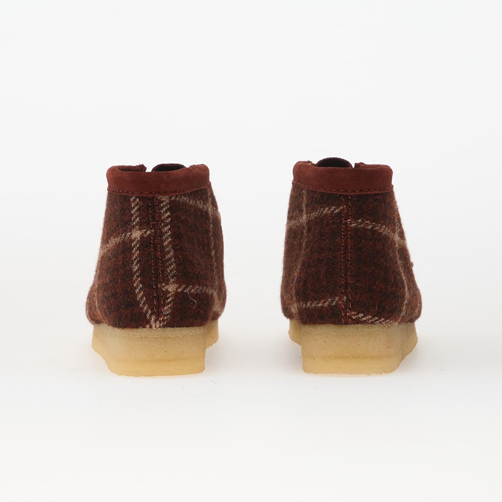 Zapatillas Hombre Clarks Originals Wallabee Boot Rust Tweed Comb