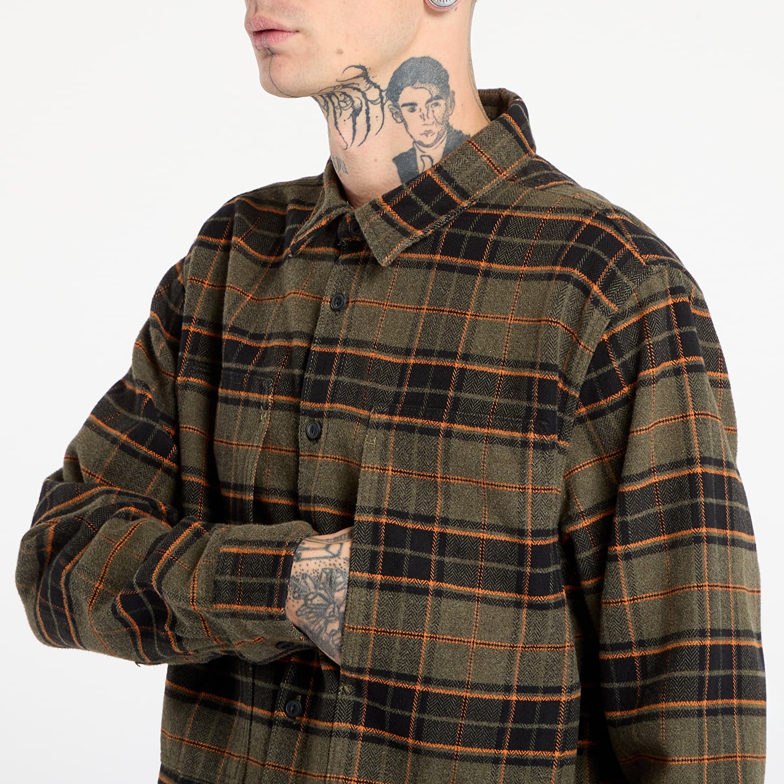 Srajce  Vans LX Flannel LS Woven Shirt Grape Leaf/ Pari