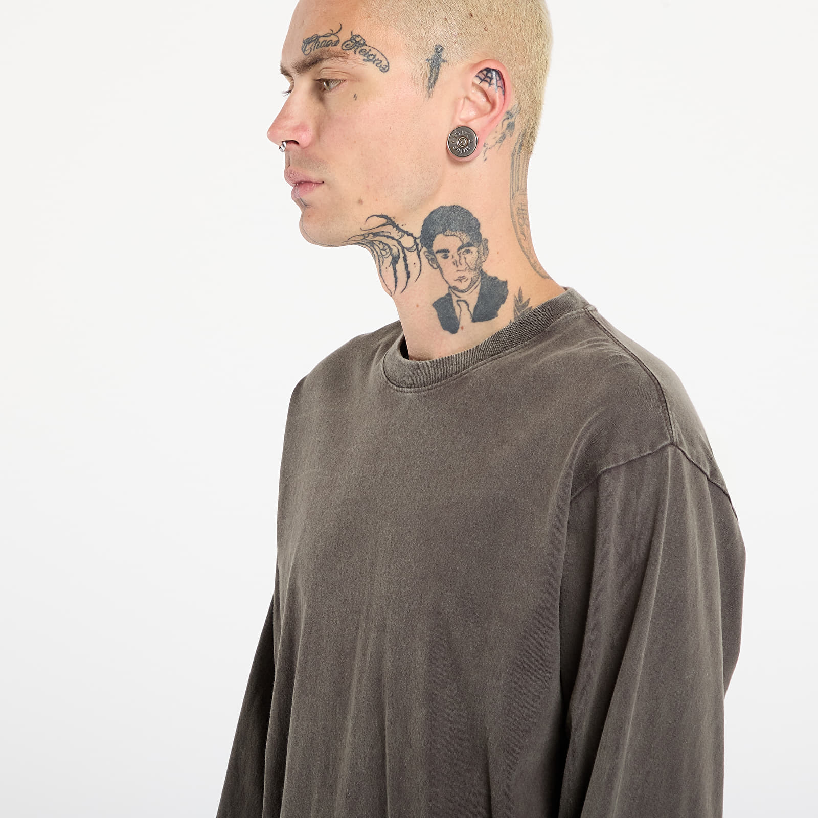 Majice T-shirt Vans LX LS Tee Egret
