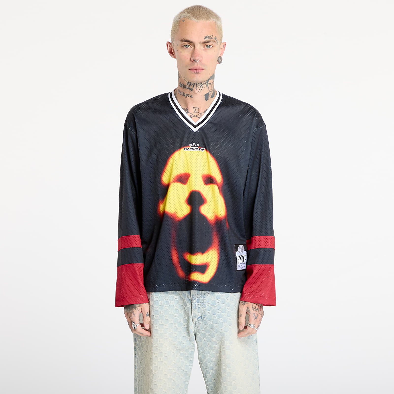 Фланелки Awake NY Hockey Jersey  Black
