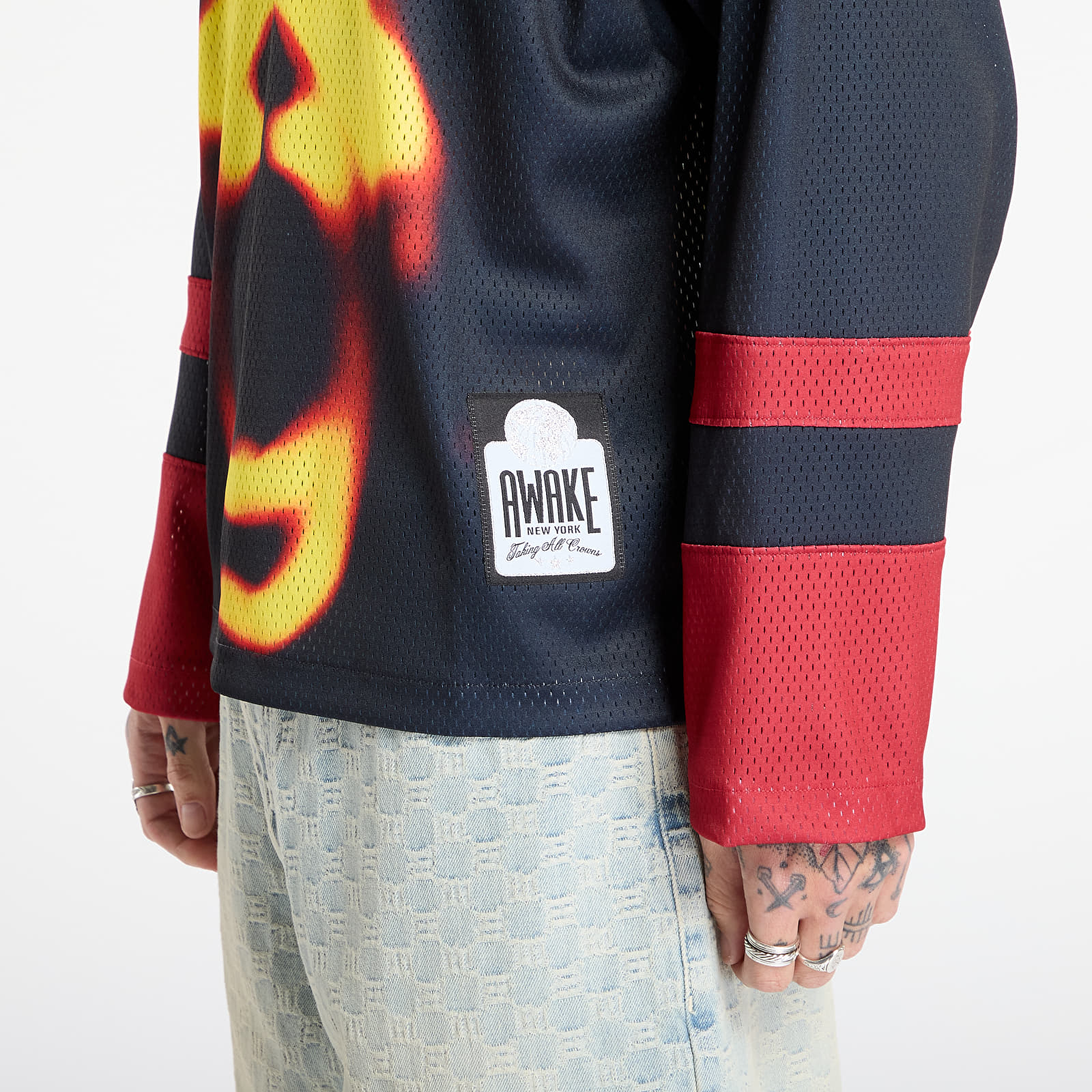 Фланелки Awake NY Hockey Jersey  Black