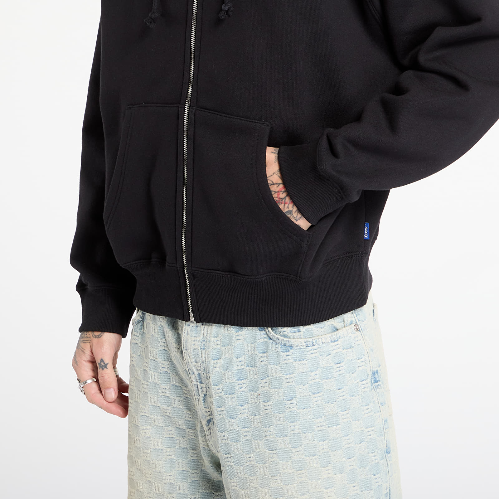 Hoodies and sweatshirts  Awake NY Crown Logo Full-Zip Hoodie Black