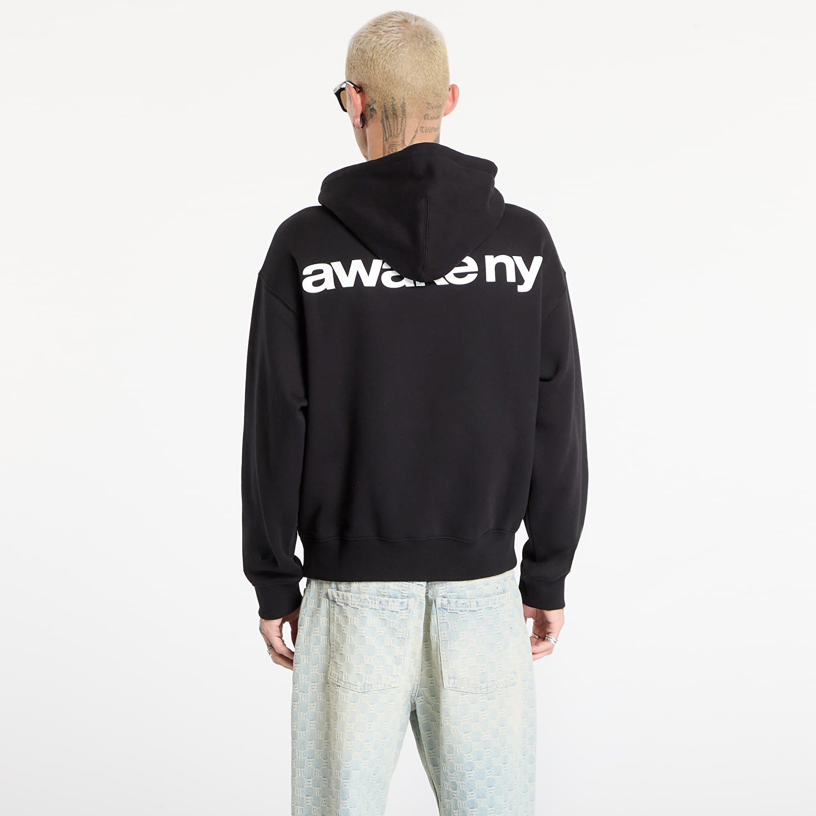 Hoodies and sweatshirts  Awake NY Crown Logo Full-Zip Hoodie Black