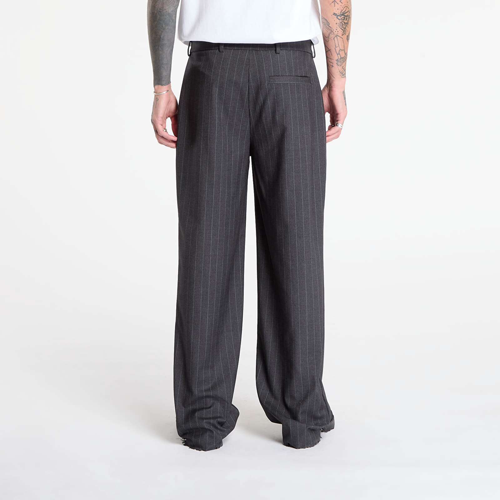 Pants Umbro Formal Pinstriped Pants Dark Grey