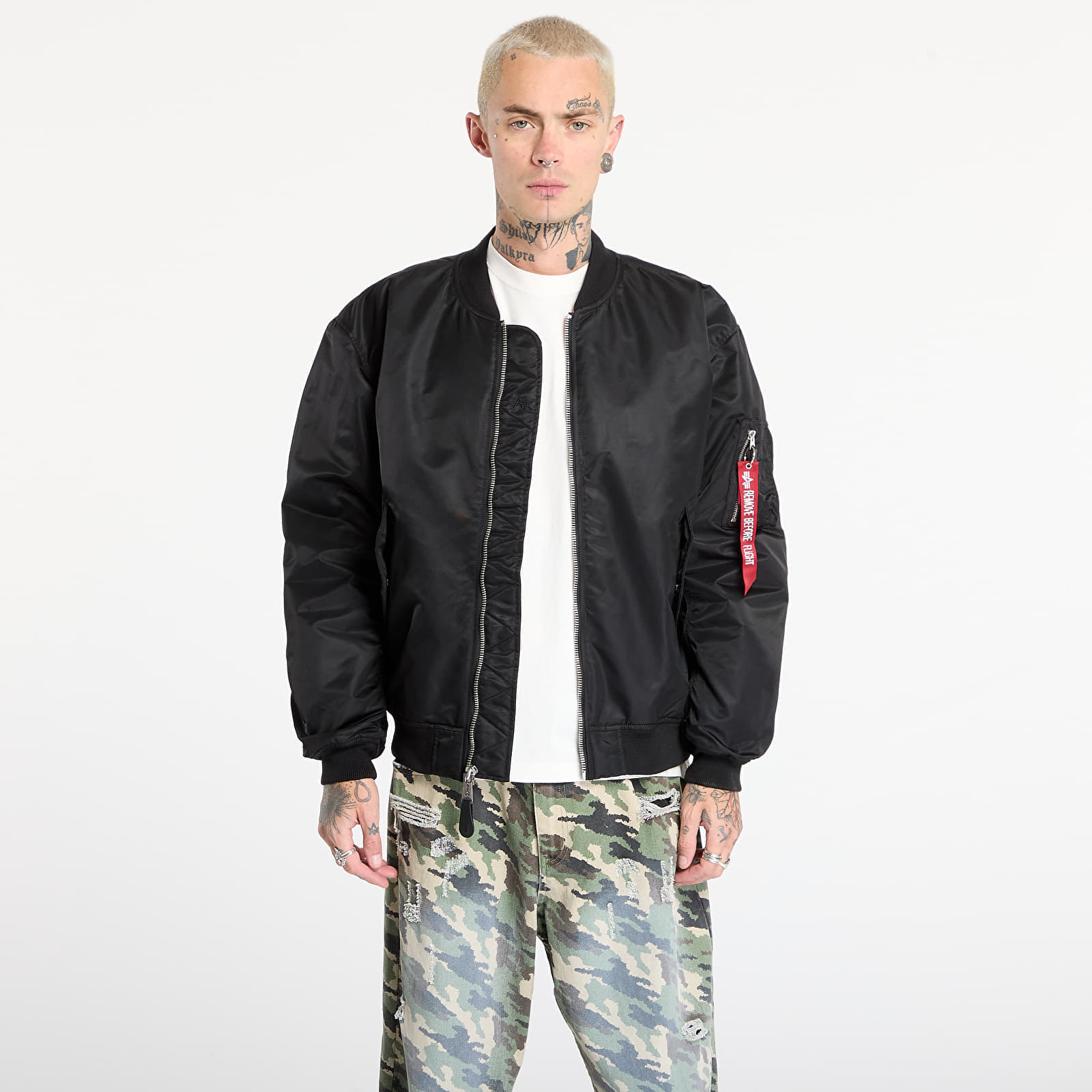 Jachetă Alpha Industries MA-1 CS Black/Black M