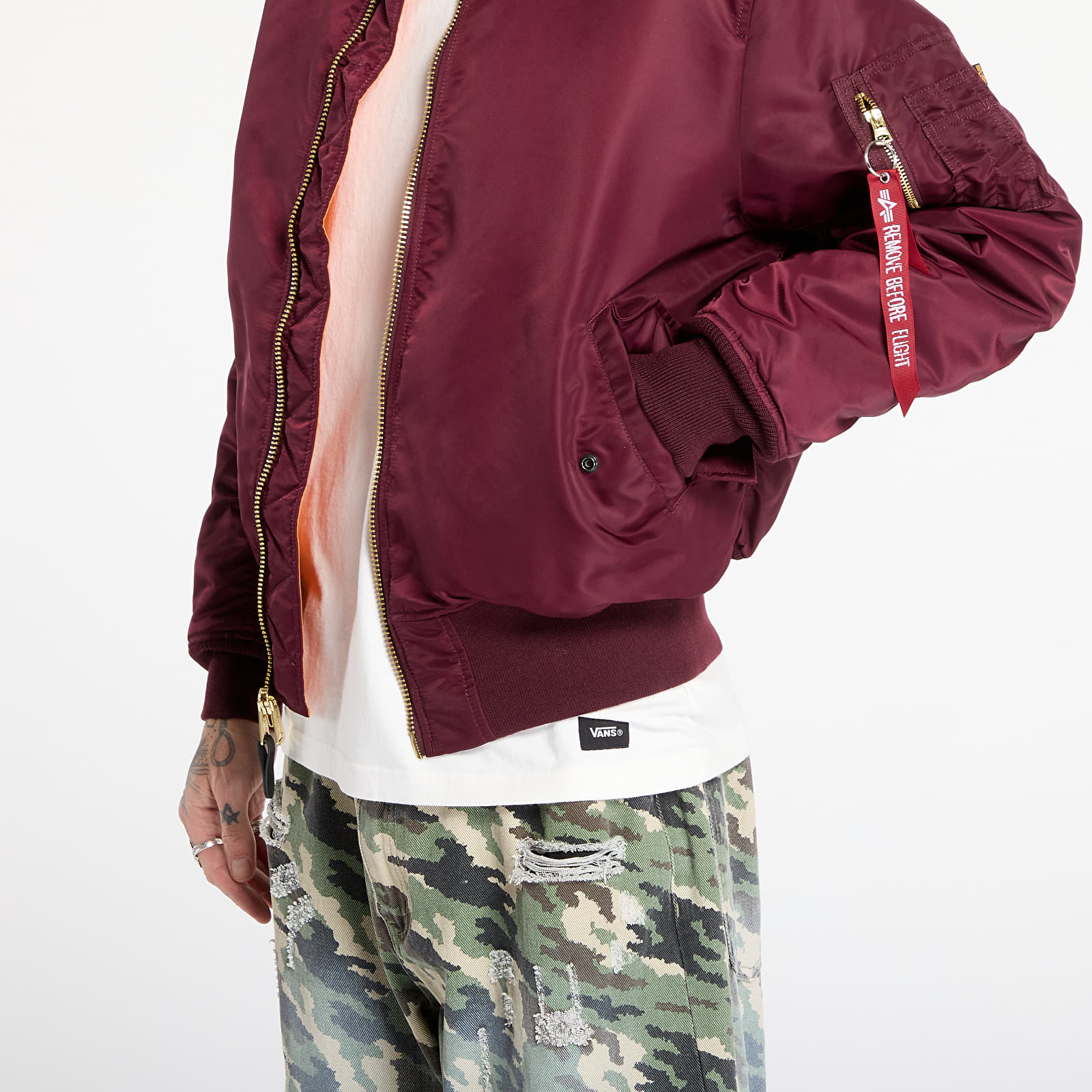 Якета Alpha Industries MA-1 Heritage Dark Cherry