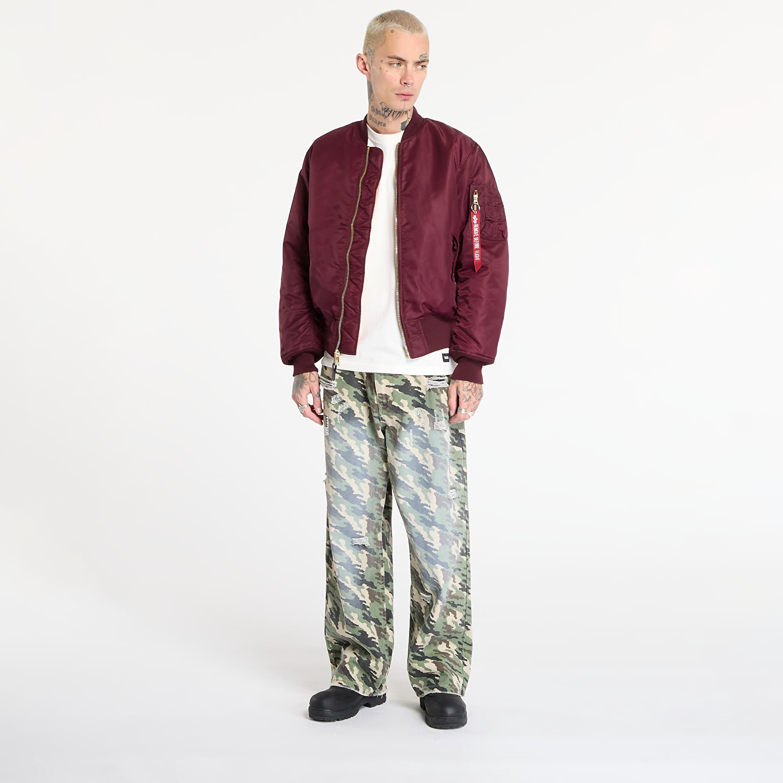 Якета Alpha Industries MA-1 Heritage Dark Cherry