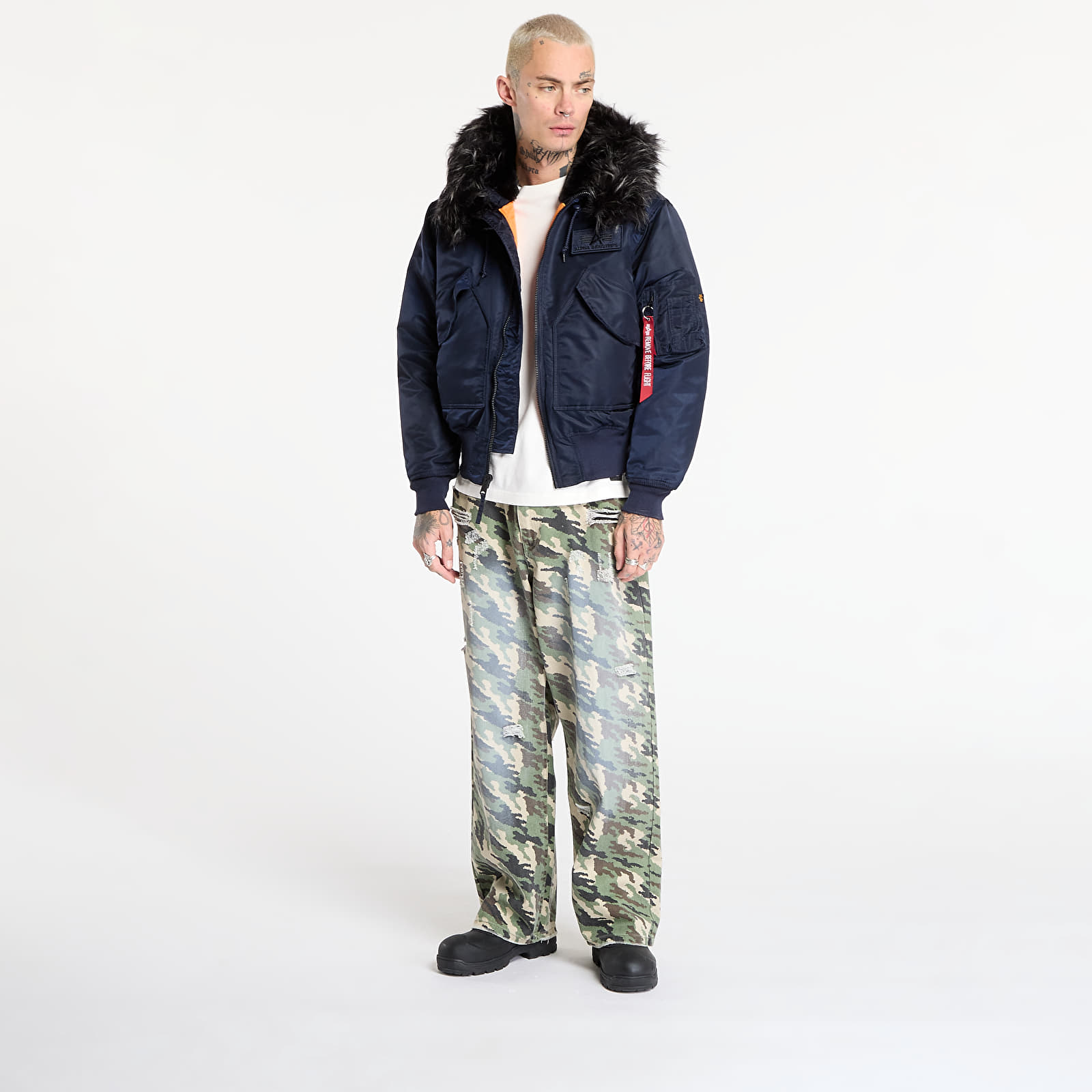 Takit Alpha Industries 45/P Hooded Custom Ultra Navy