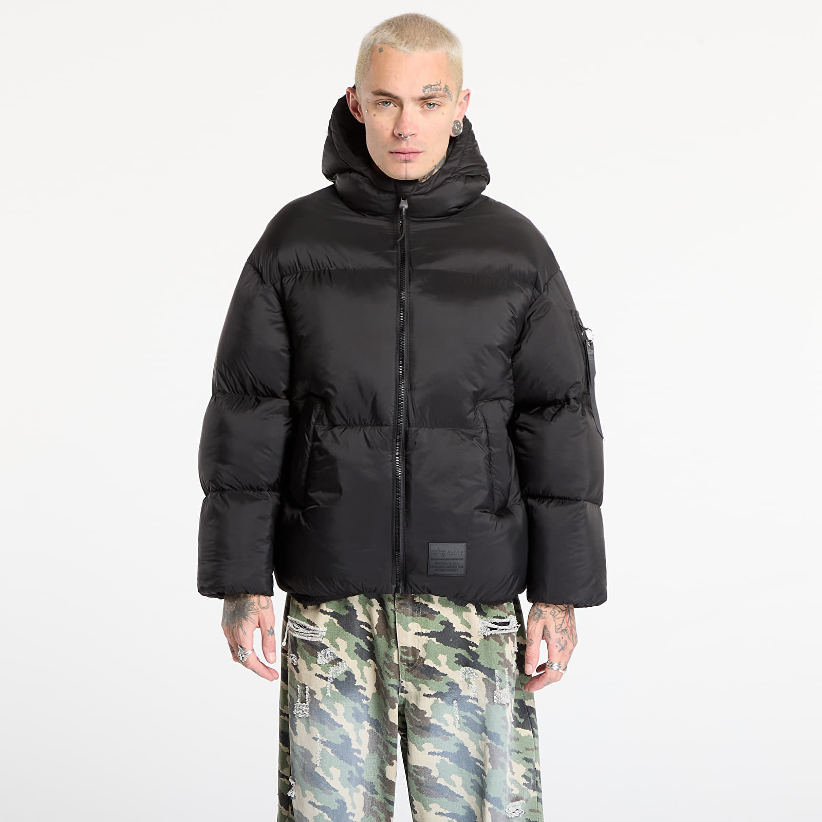 Jachetă Alpha Industries Cloud Puffer Bomber Black M