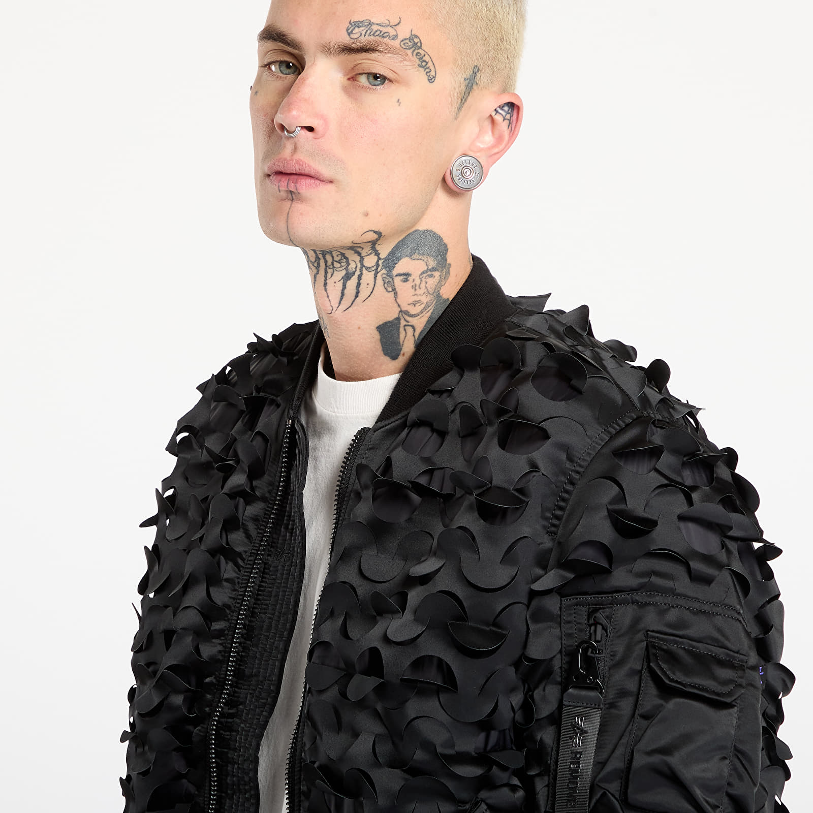 Bundy Alpha Industries UV MA-1 ULCANS Flight Jacket Black