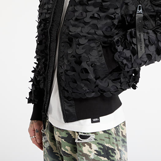 Jackets Alpha Industries UV MA-1 ULCANS Flight Jacket Black Footshop