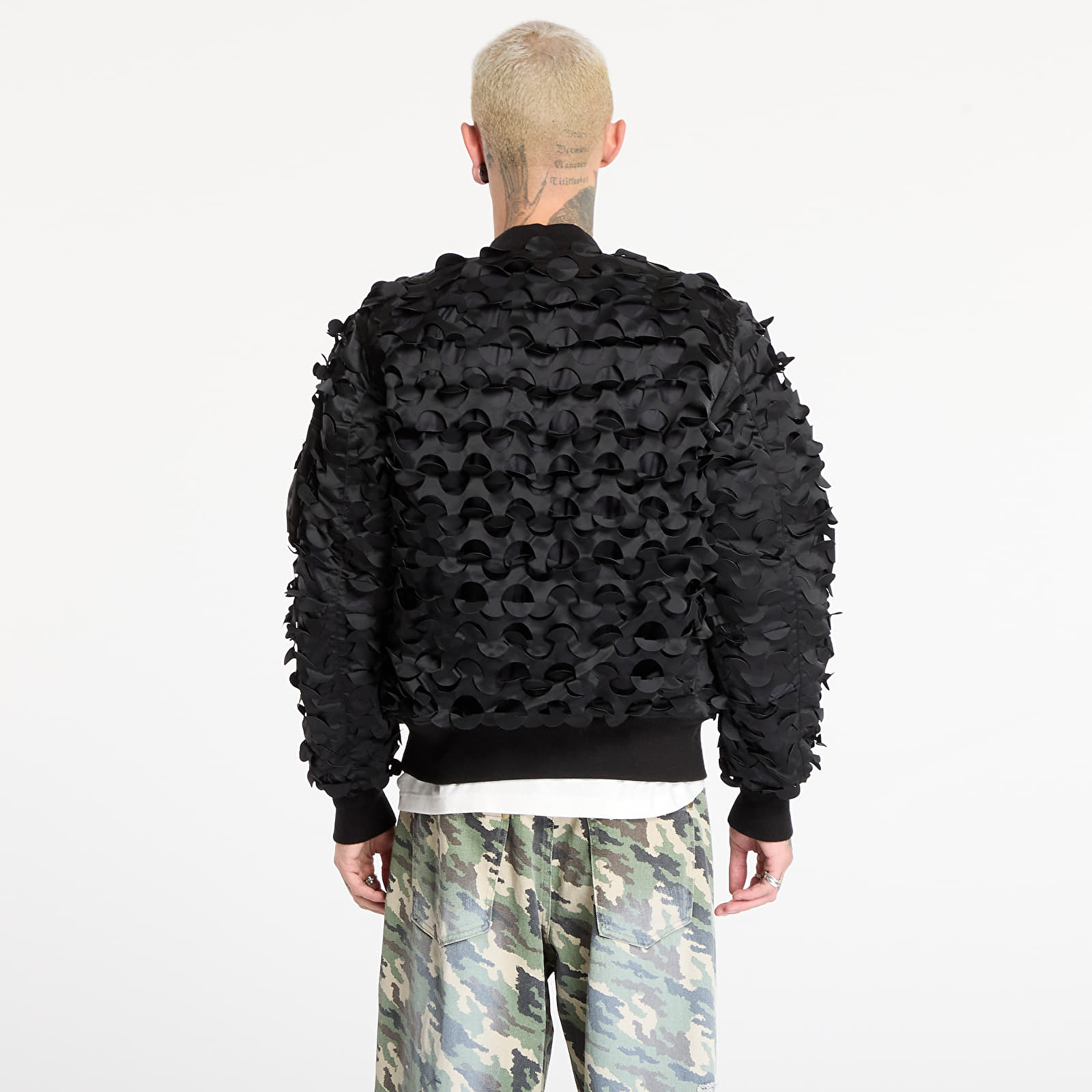 Bundy Alpha Industries UV MA-1 ULCANS Flight Jacket Black