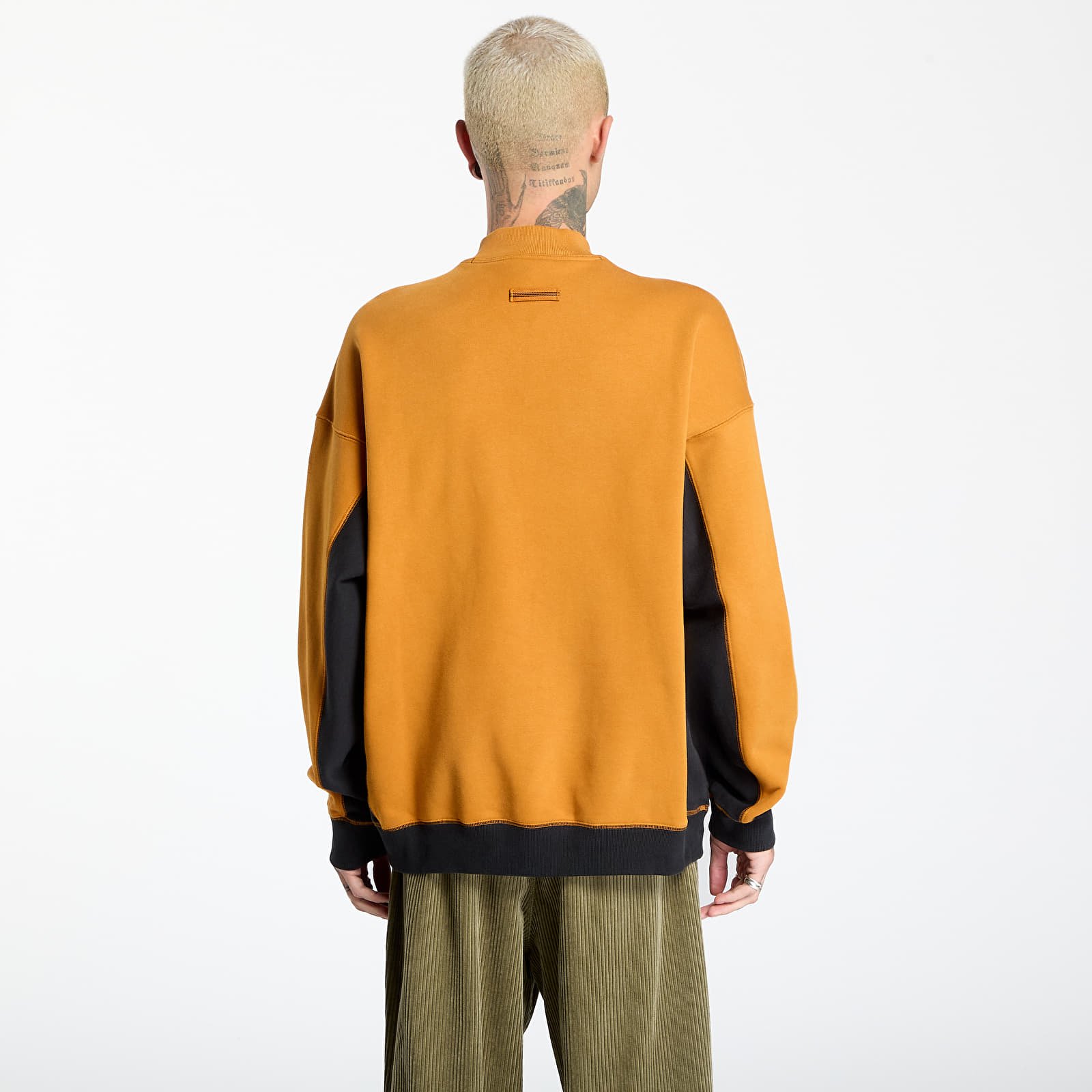 Kapuutsikud ja kampsunid adidas Equipment Blocked Half-Zip Craft Ochre
