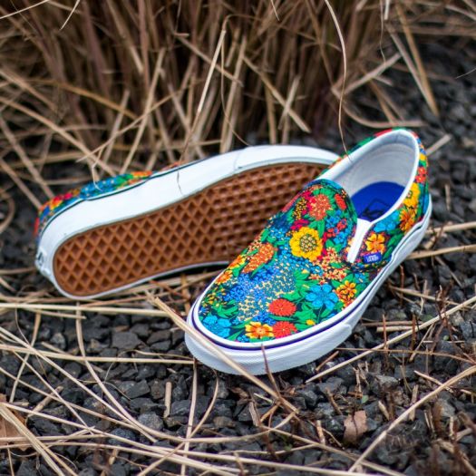 Multi color slip on vans new arrivals