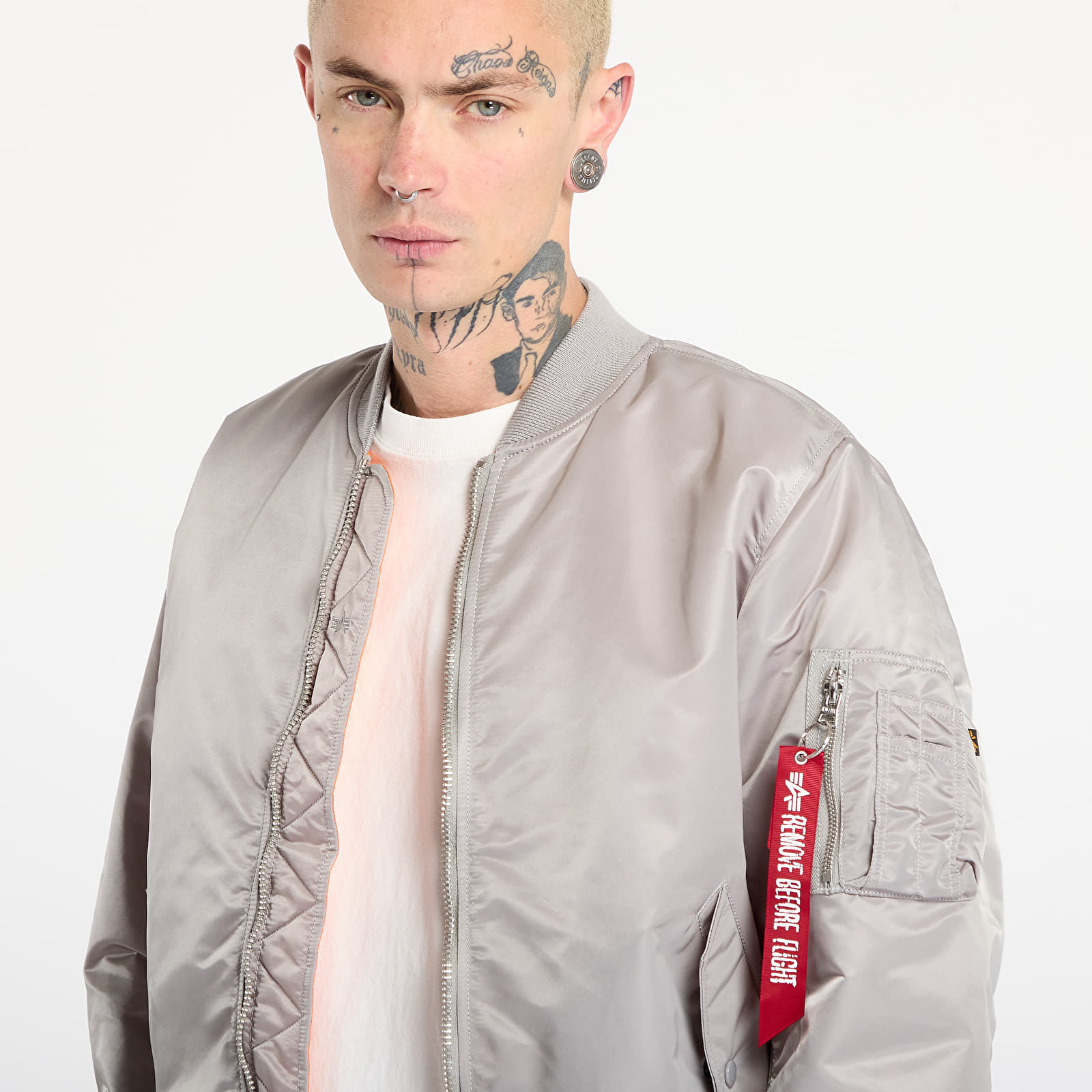 Jakker Alpha Industries MA-1 Heritage Jacket Silver