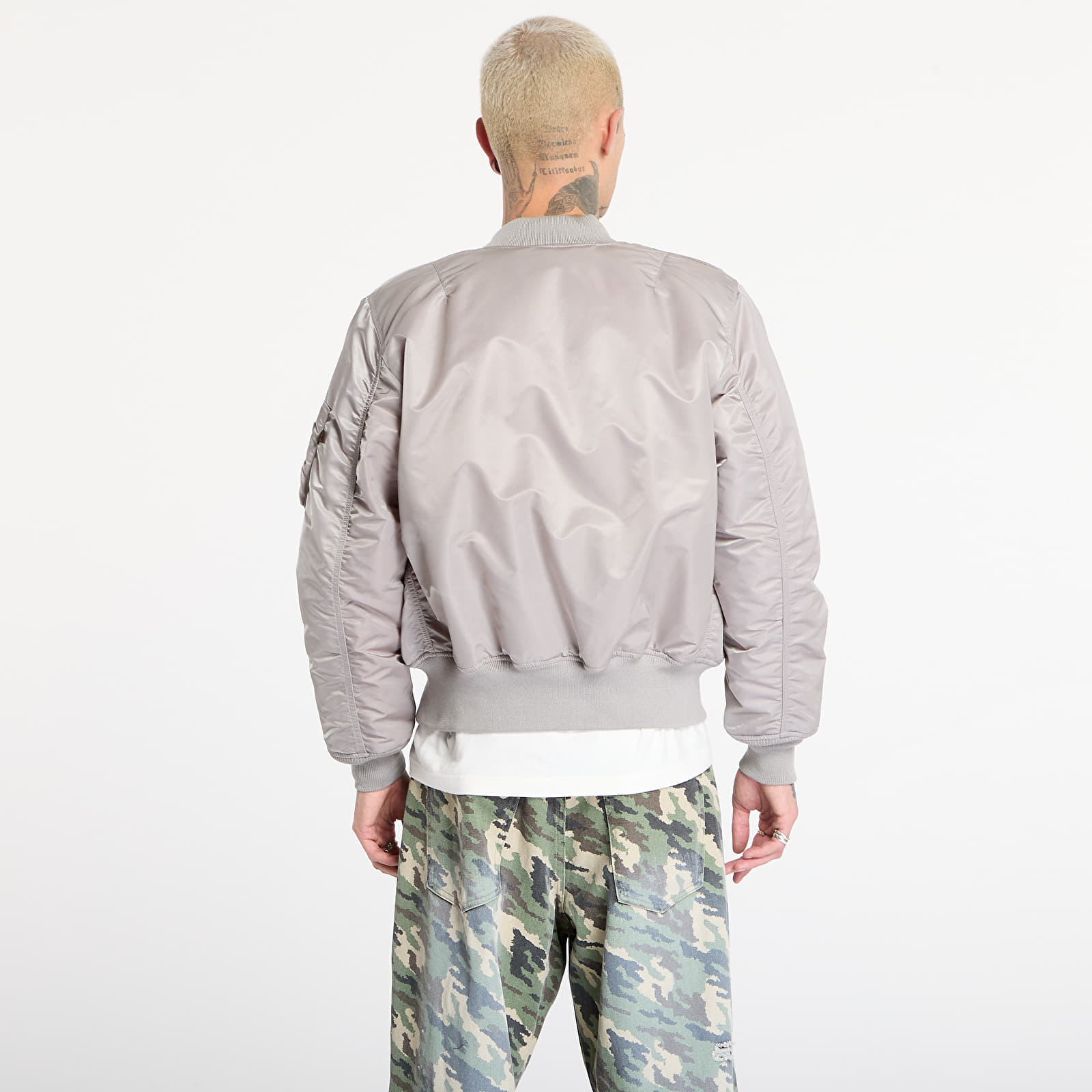 Jakker Alpha Industries MA-1 Heritage Jacket Silver