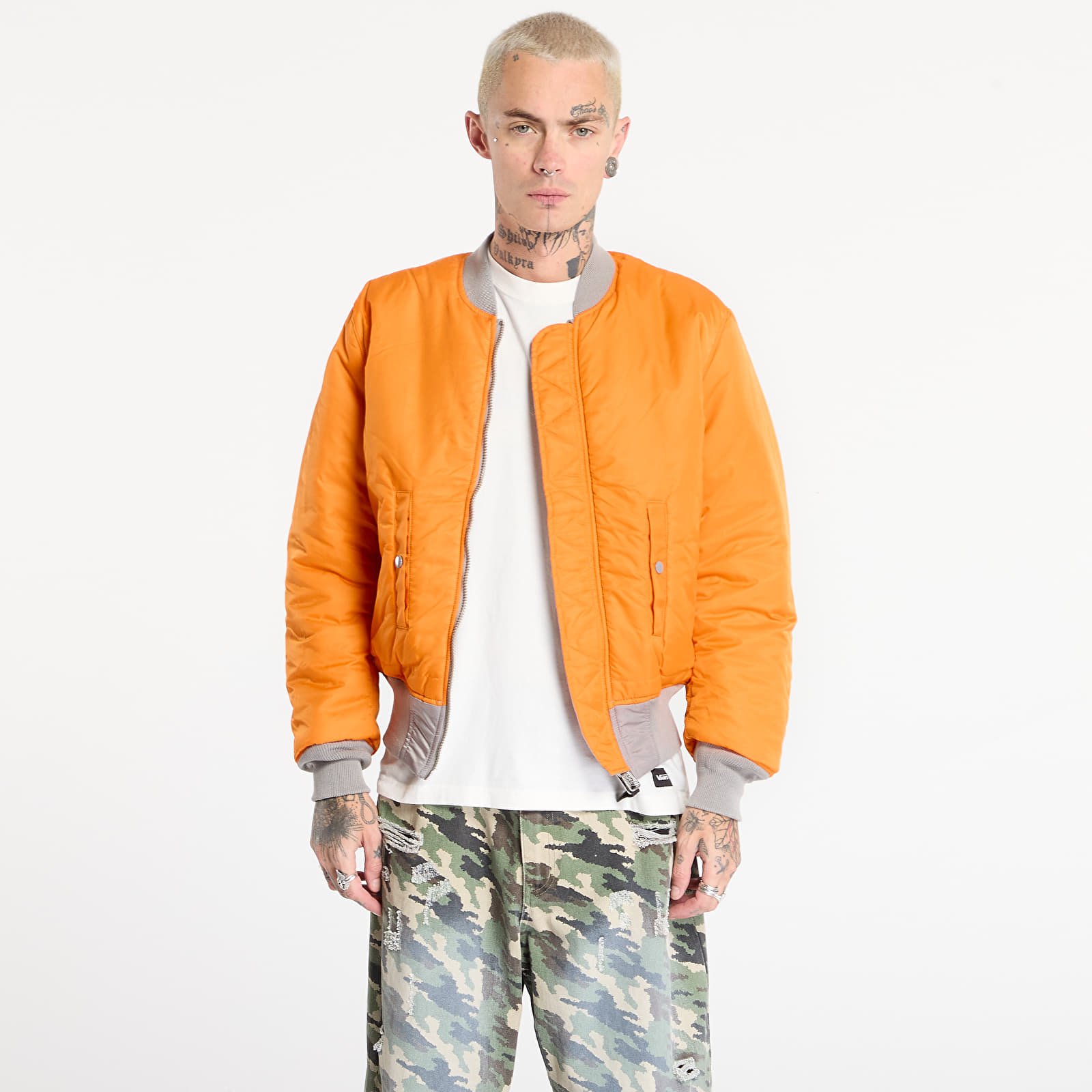 Jakker Alpha Industries MA-1 Heritage Jacket Silver