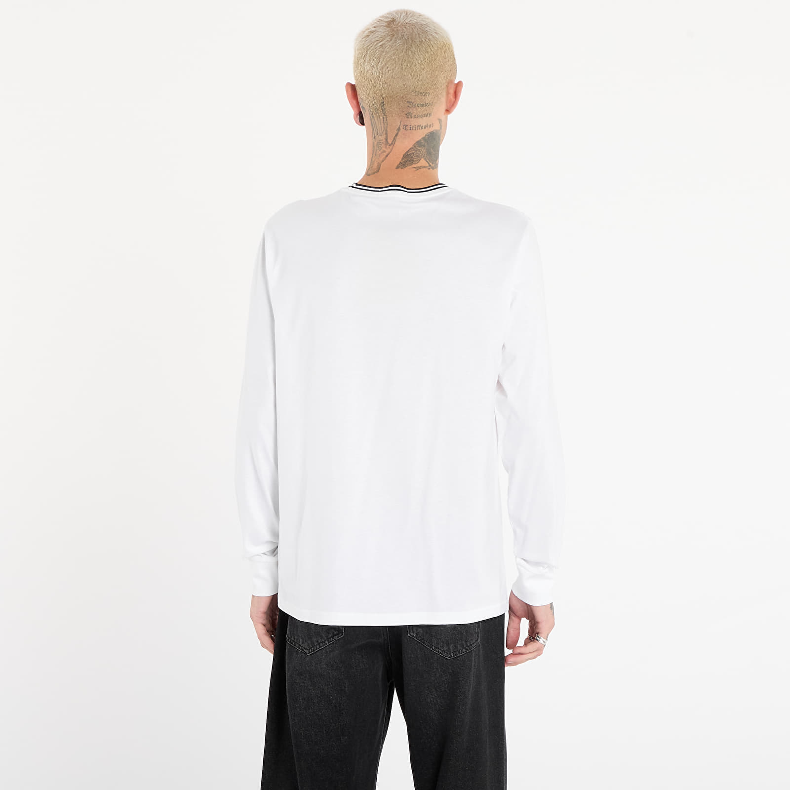 T-shirts FRED PERRY Ls Twin Tipped T-Shirt White