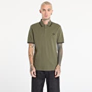 FRED PERRY Twin Tipped Fred Perry Shirt Lrlwrthgreen/ Blk
