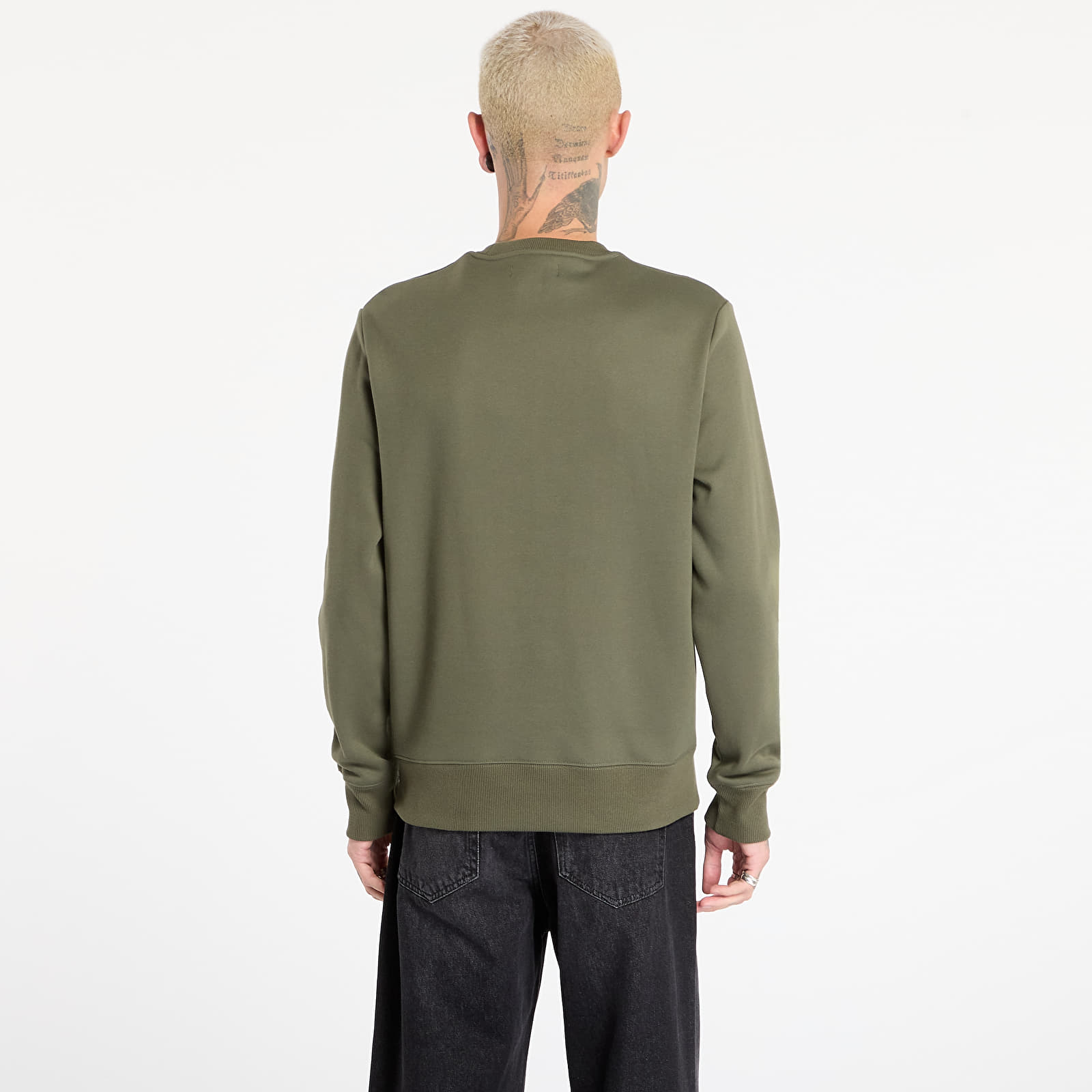 Hættetrøjer og sweatshirts FRED PERRY Embroidered Sweatshirt Laurel W Grn
