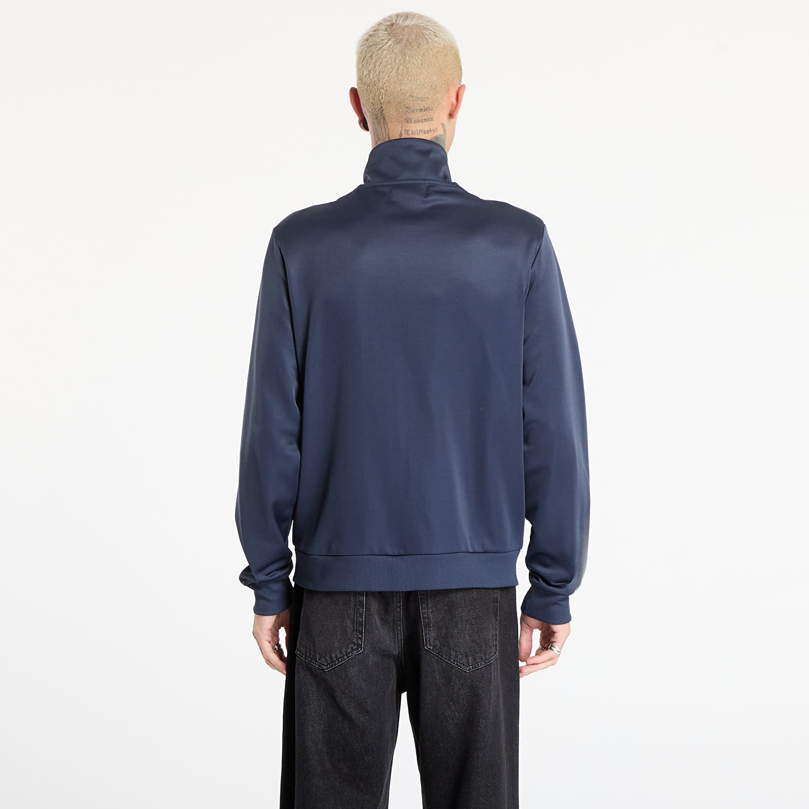 Jacken FRED PERRY Striped Panel Track Jacket Dark Airforce