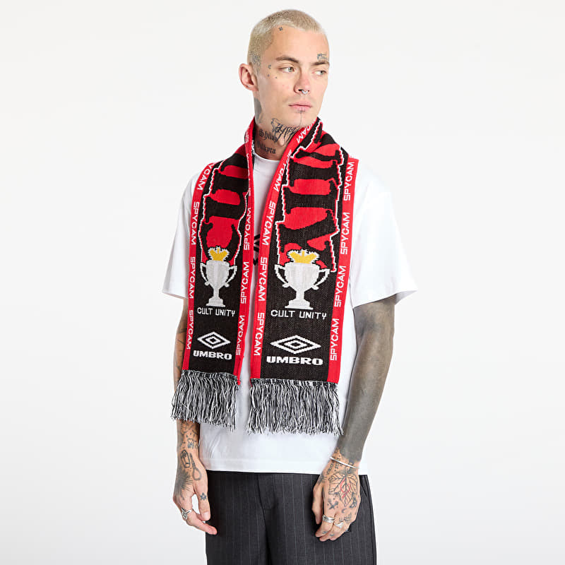 Šála Umbro Cult Unity Scarf Black/ Red