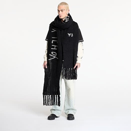 Schal Y-3 Chunk Scarf Black