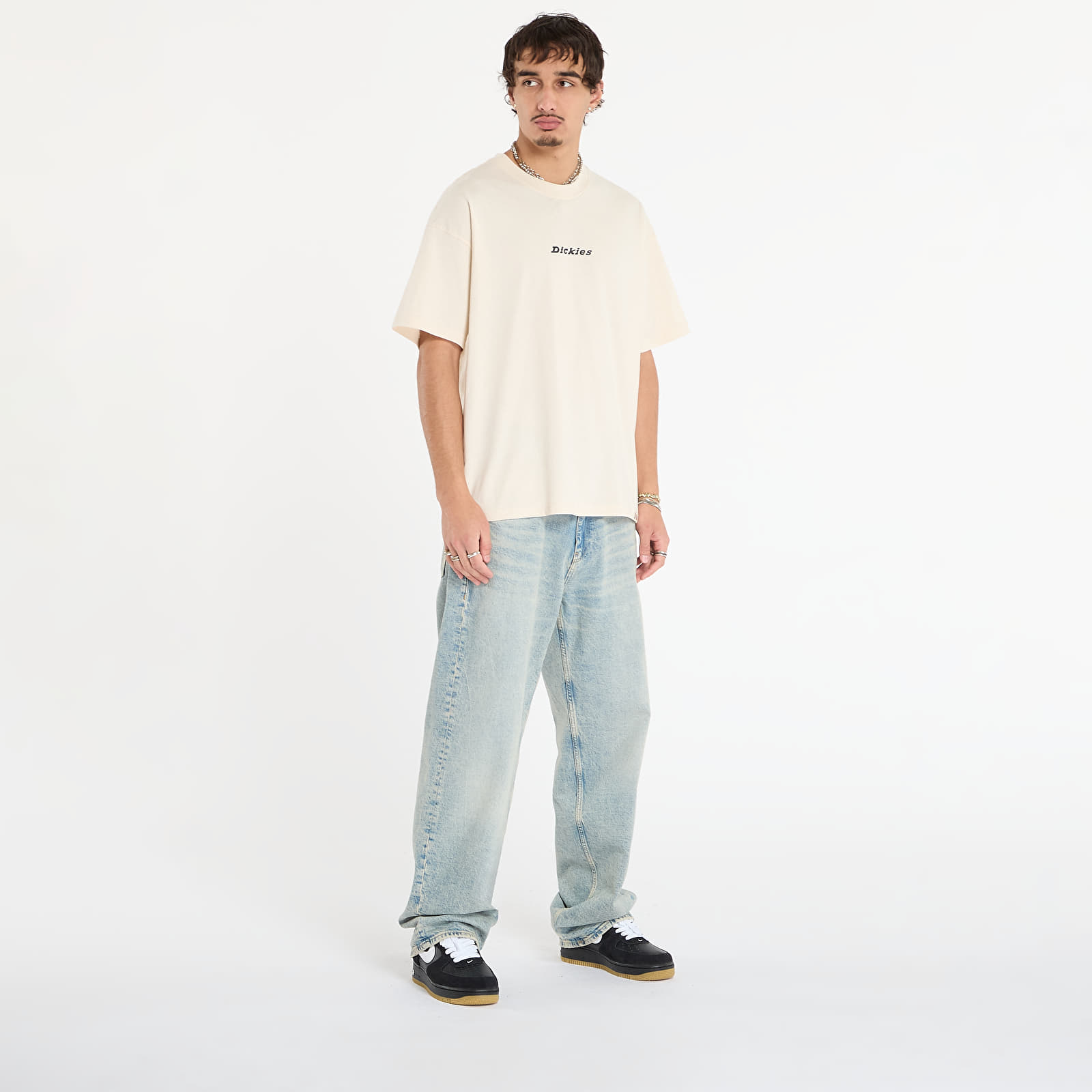Trička Dickies Enterprise Tee Ss Whitecap Gray