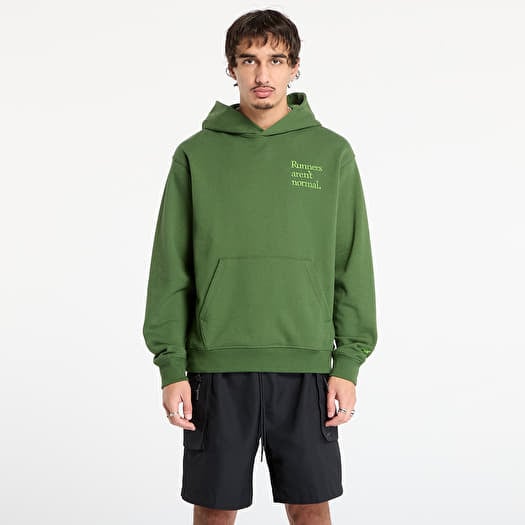 New Balance Athletics Runners Arent Normal Hoodie Dark Alpine Green