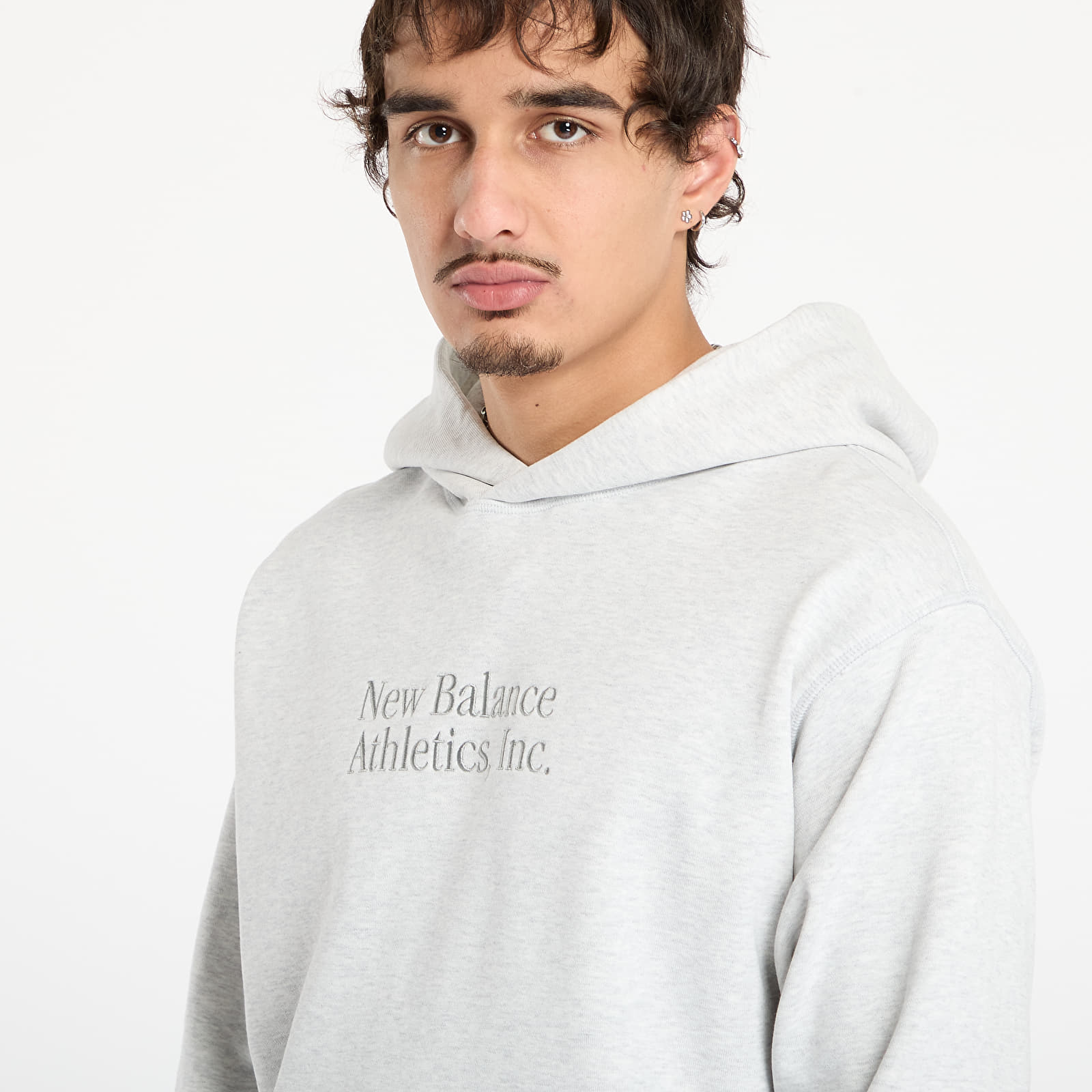 Puloverji   New Balance Athletics Classics Hoodie Ash Heather