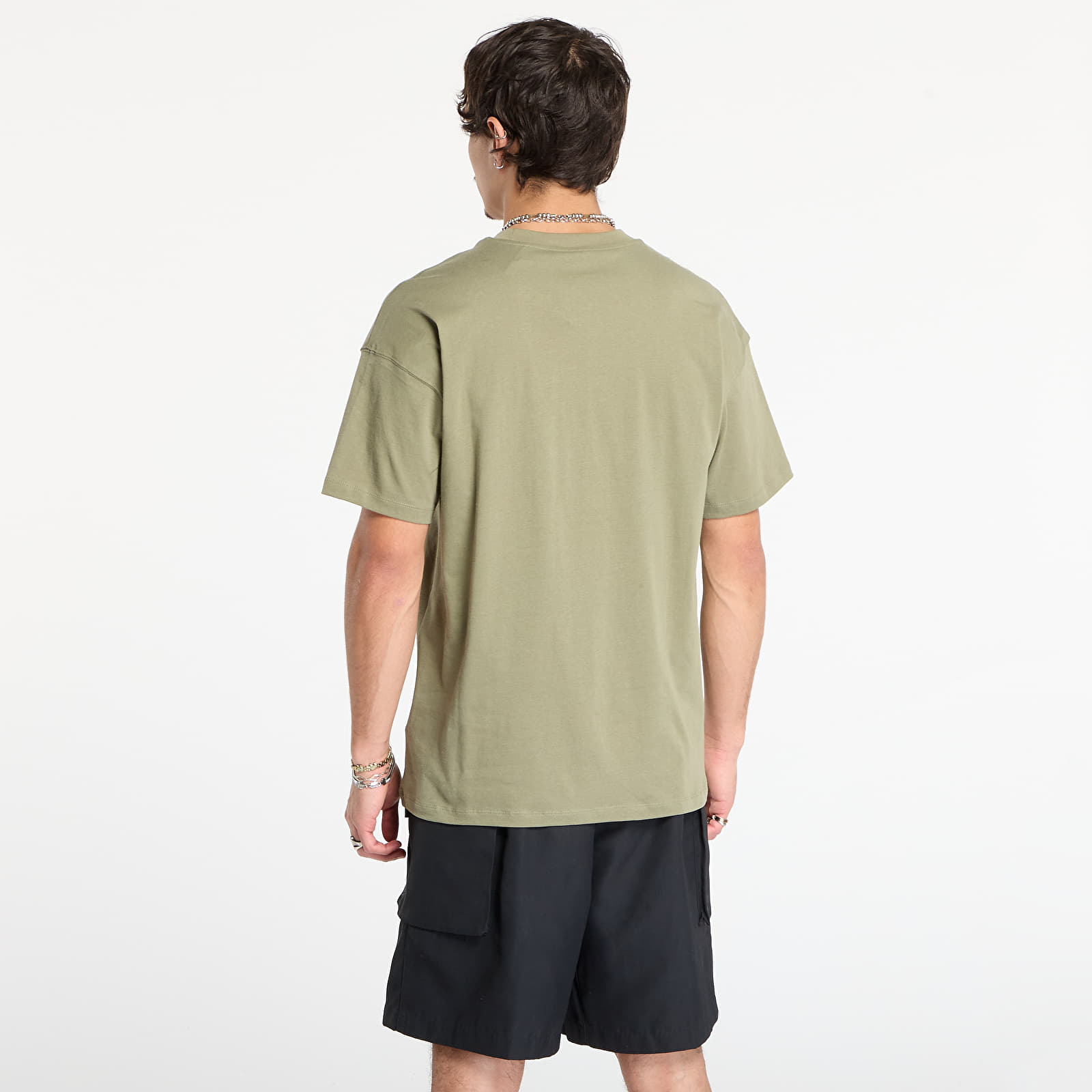 Тениски New Balance Linear Graphic T-Shirt Dark Olive
