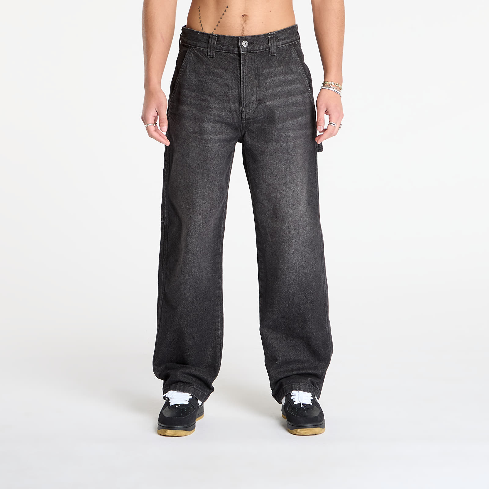 Džíny Dickies Stevensville Carpenter Black Washed