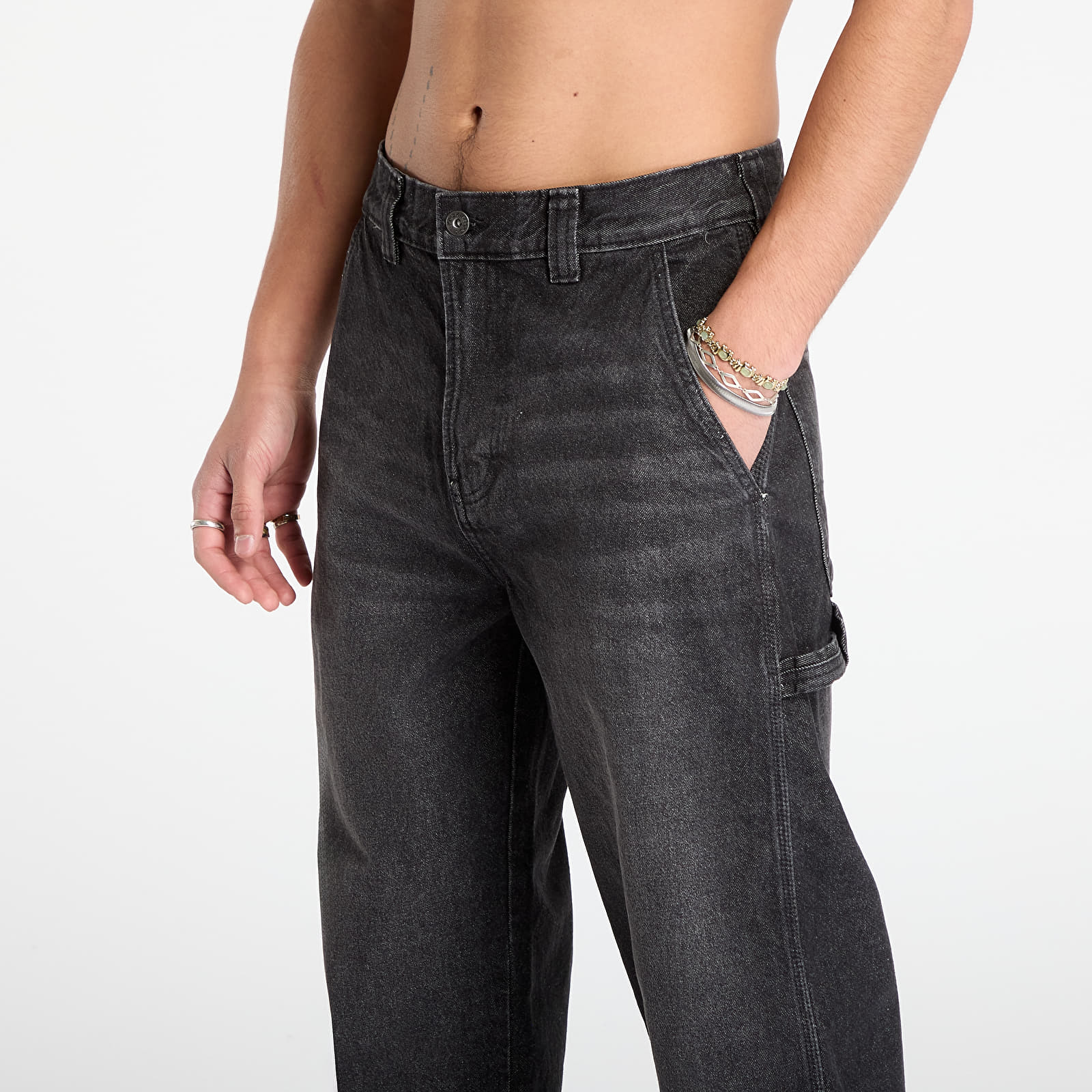 Džíny Dickies Stevensville Carpenter Black Washed