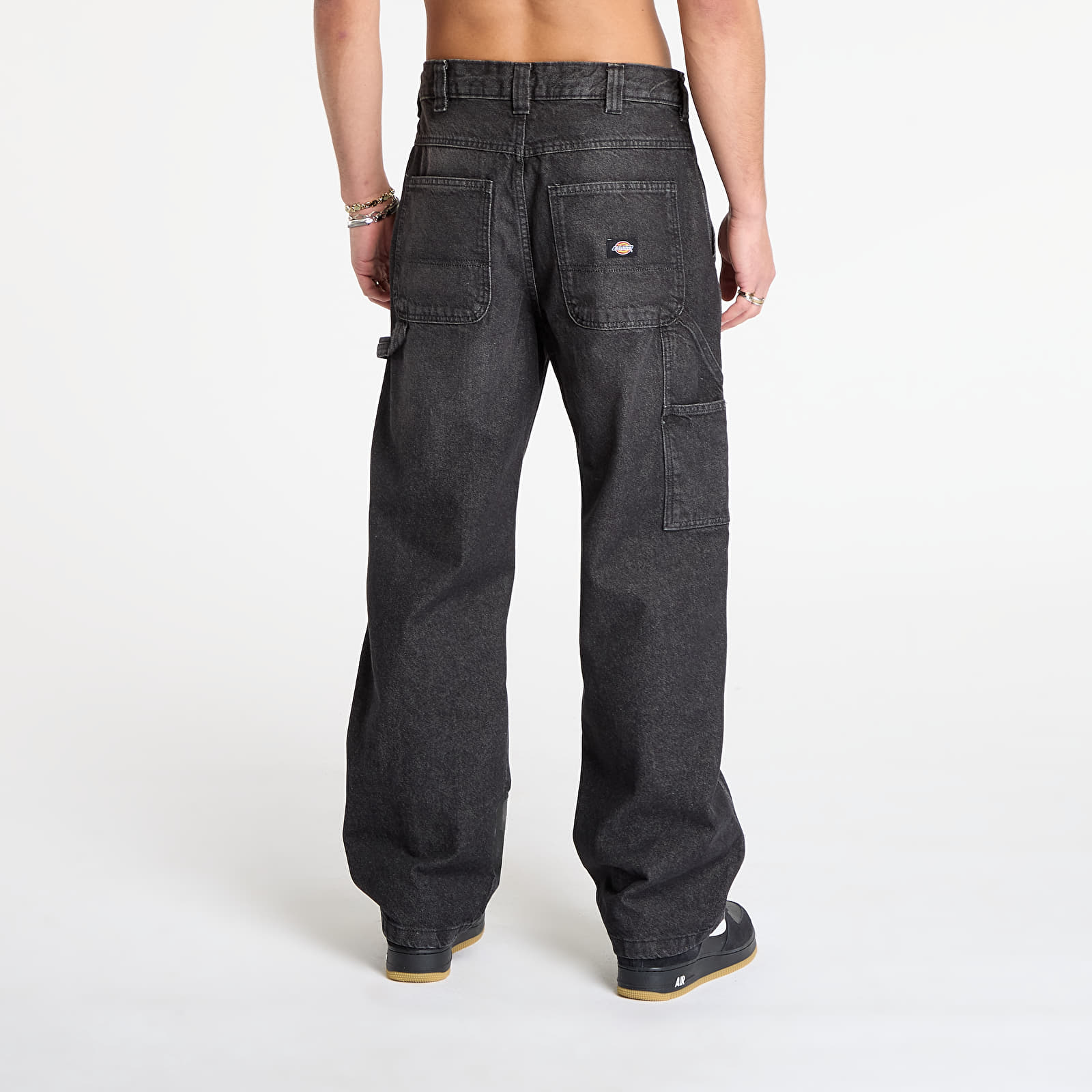 Džíny Dickies Stevensville Carpenter Black Washed