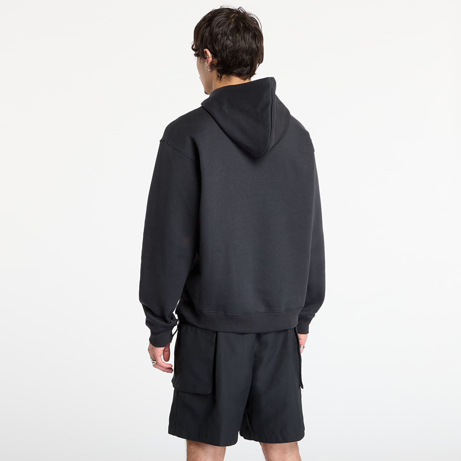 Sweatjacken und Sweatshirts New Balance Linear Graphic Fleece Hoodie Black