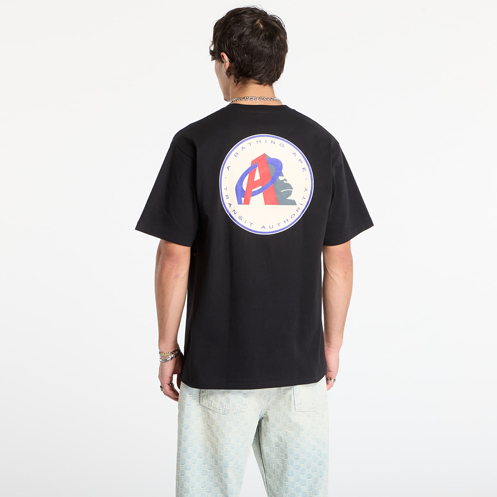 T-Shirts A BATHING APE Ape Transit Authority Tee Black