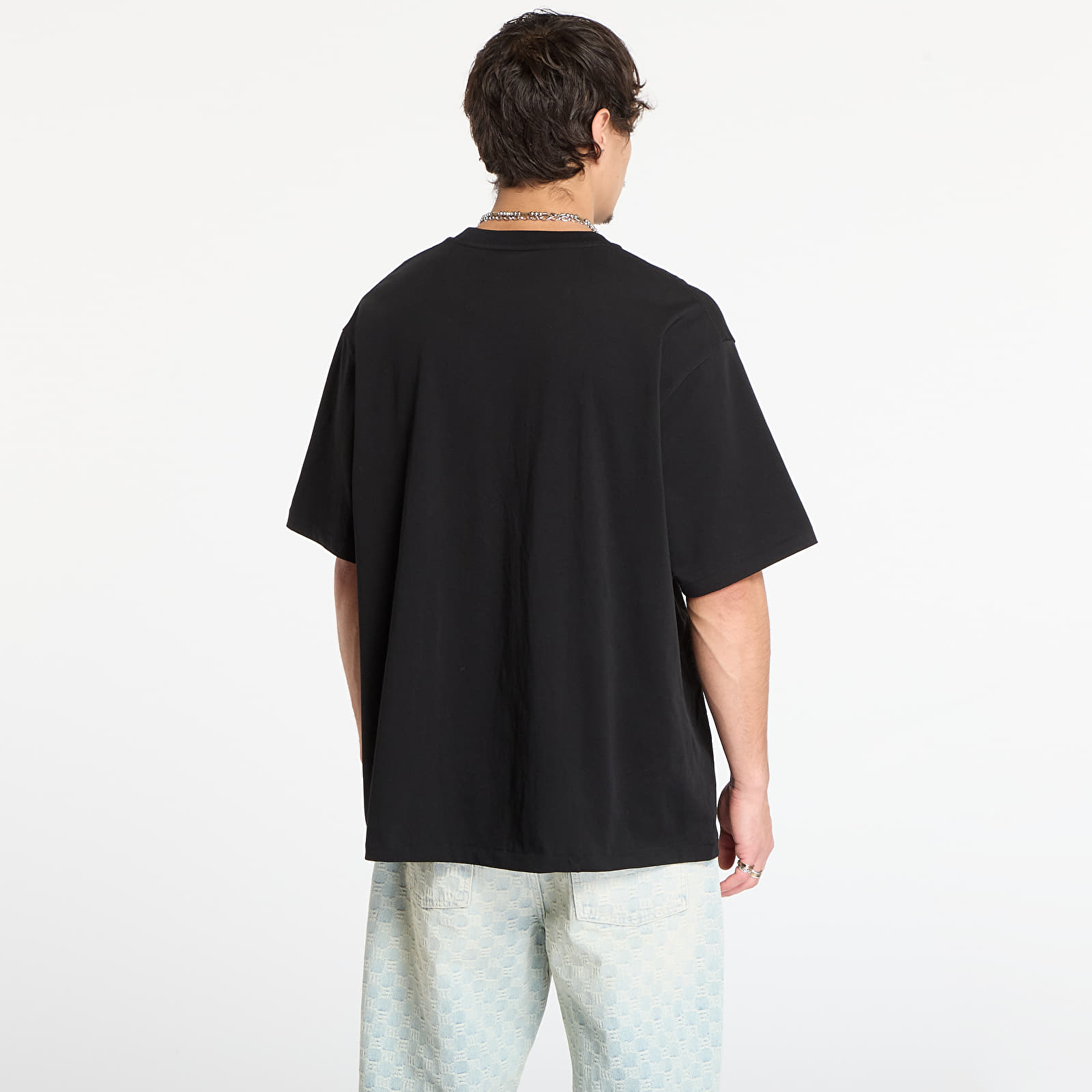 T-paidat A BATHING APE Hand Drawn Ape Head Relaxed Fit Tee Black